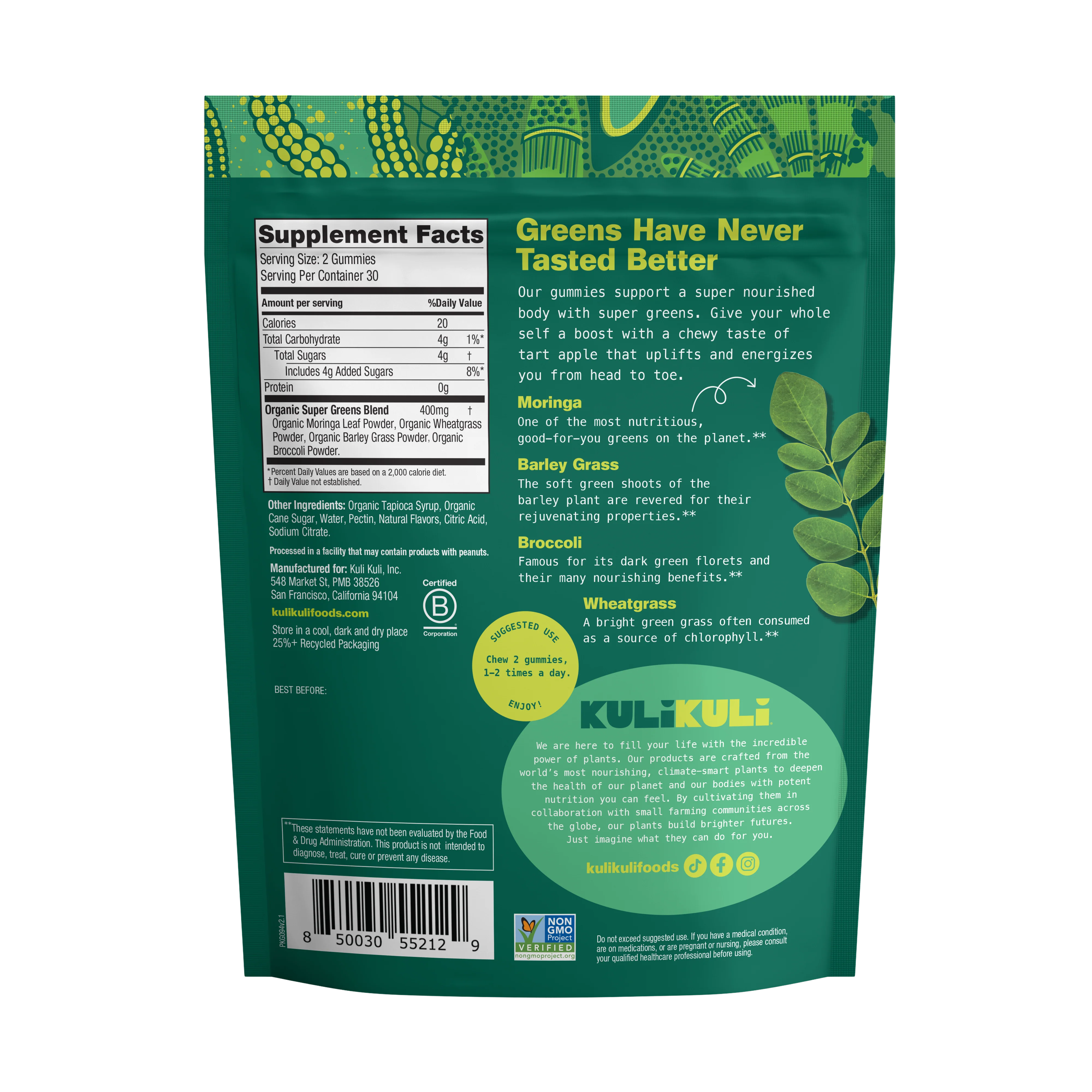 Moringa & Super Greens Superfood Gummies - Image 6
