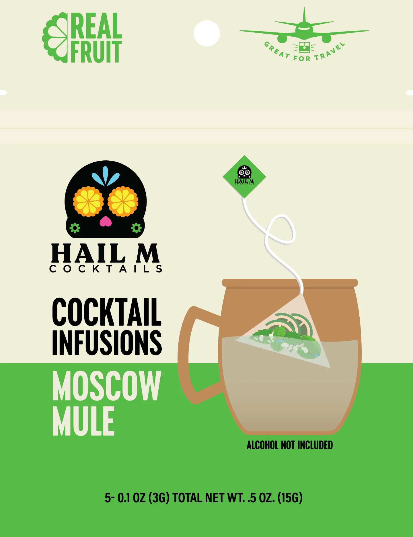Moscow Mule Infusion Kit – Sugar Free Travel Cocktail Tea Bags - Image 3