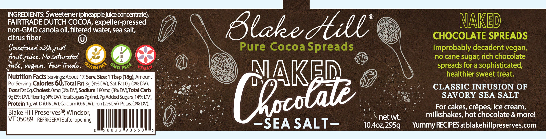 Naked Chocolate Sea Salt Spread - Image 16