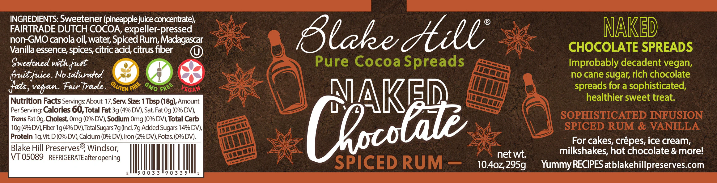 Naked Chocolate Spiced Rum Spread - Image 14