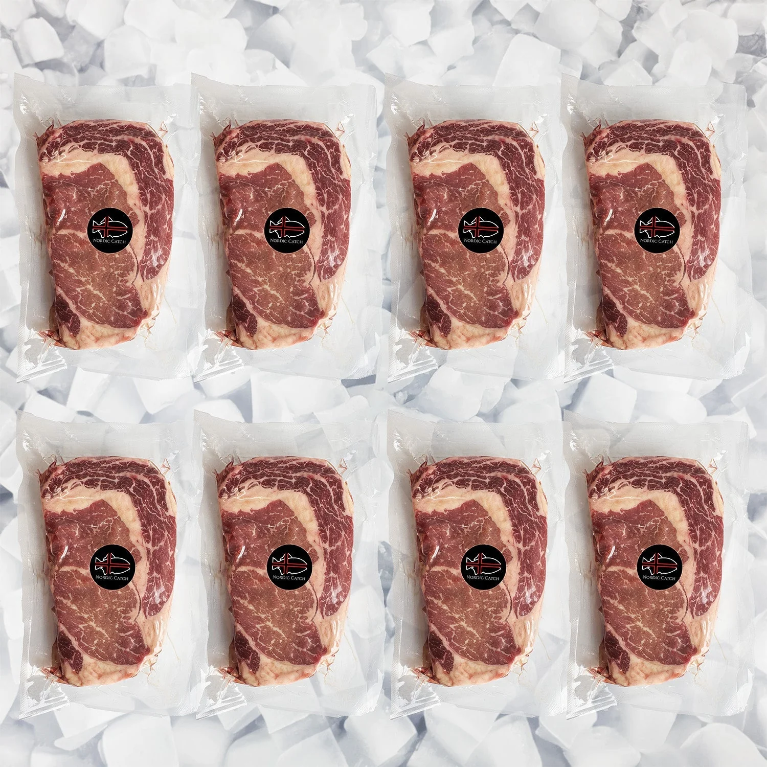 Natural Black Angus Prime Ribeye Steak, Grass Fed (Bulk Case) - Image 2