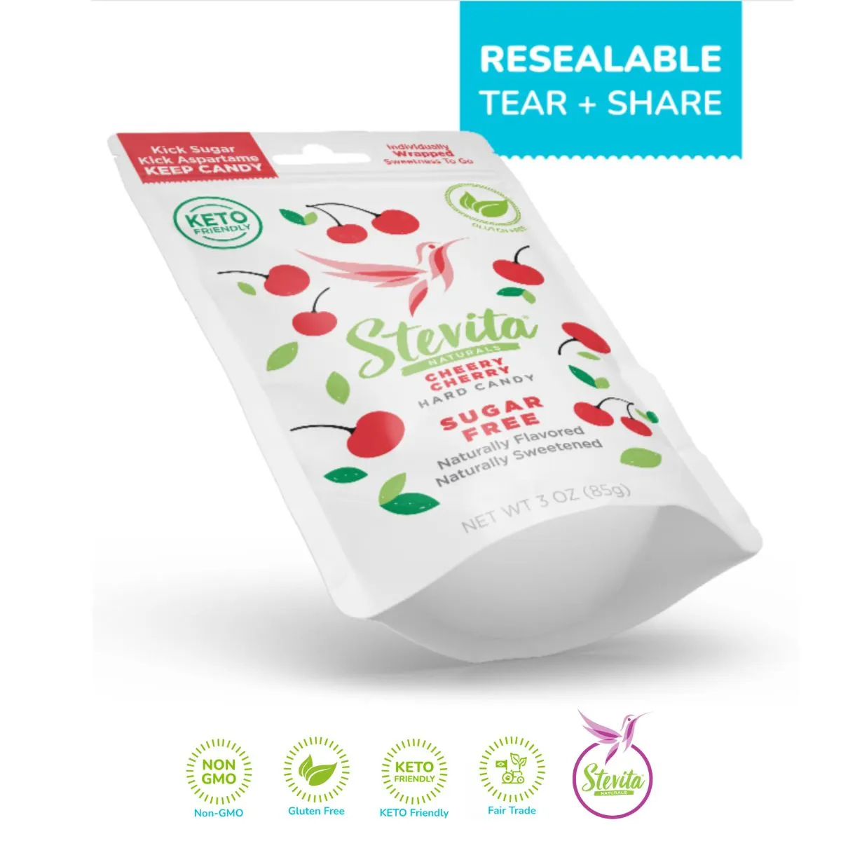 Natural Cherry Flavor Sugar-Free Hard Candy: Sweetness Redefined - Image 2