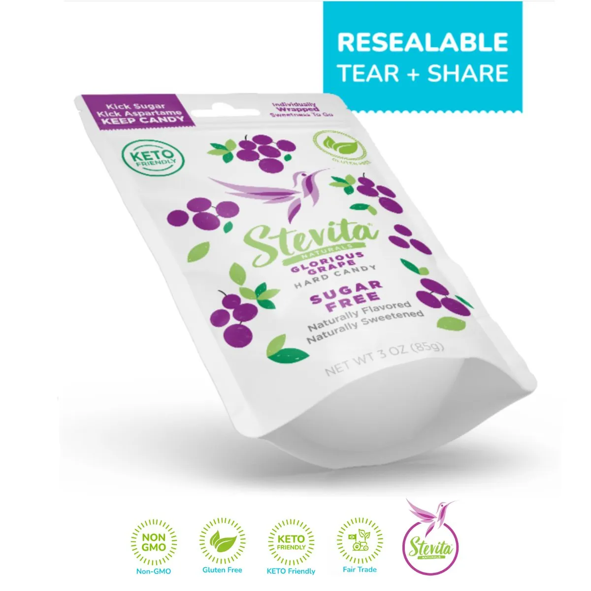Natural Grape Flavor Sugar-Free Hard Candy: A Guilt-Free Indulgence - Image 2