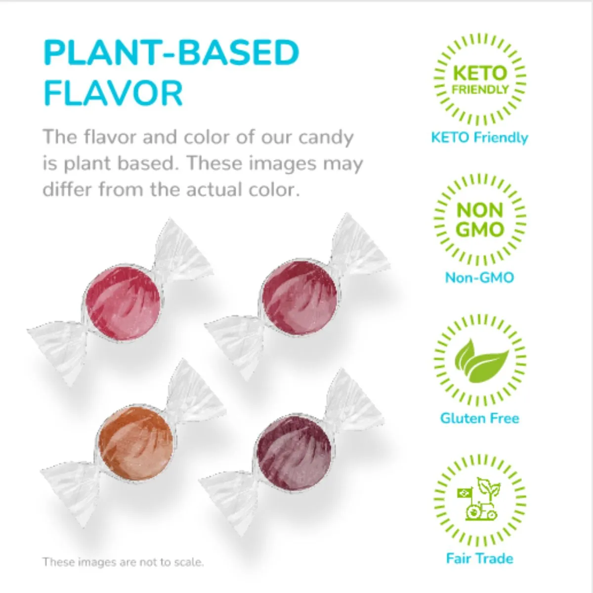 Natural Strawberry Flavor Sugar-Free Hard Candy: Naturally Sweet, Naturally Healthy - Image 3