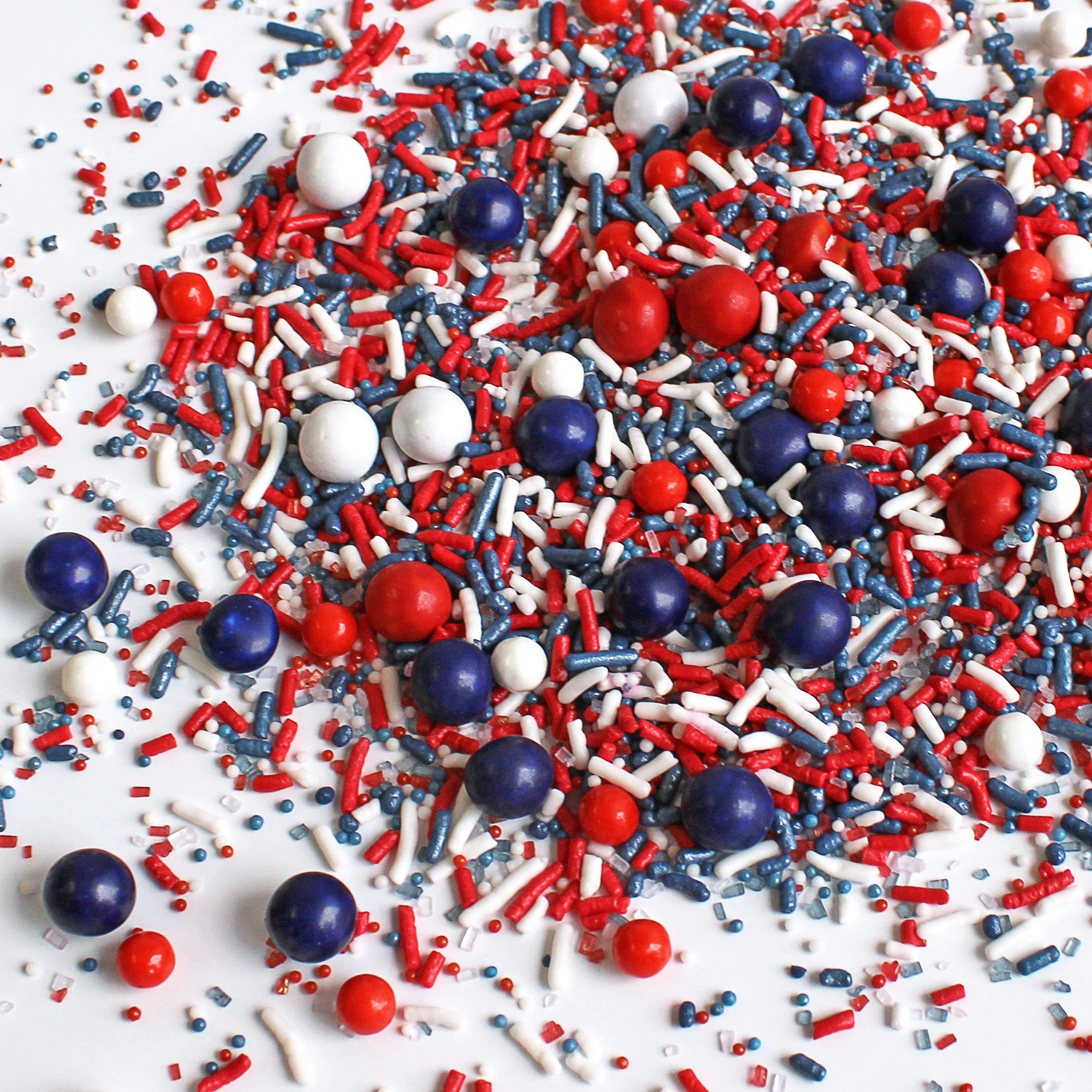 Navy Blue, Red & White Sporty Sprinkles - Image 2
