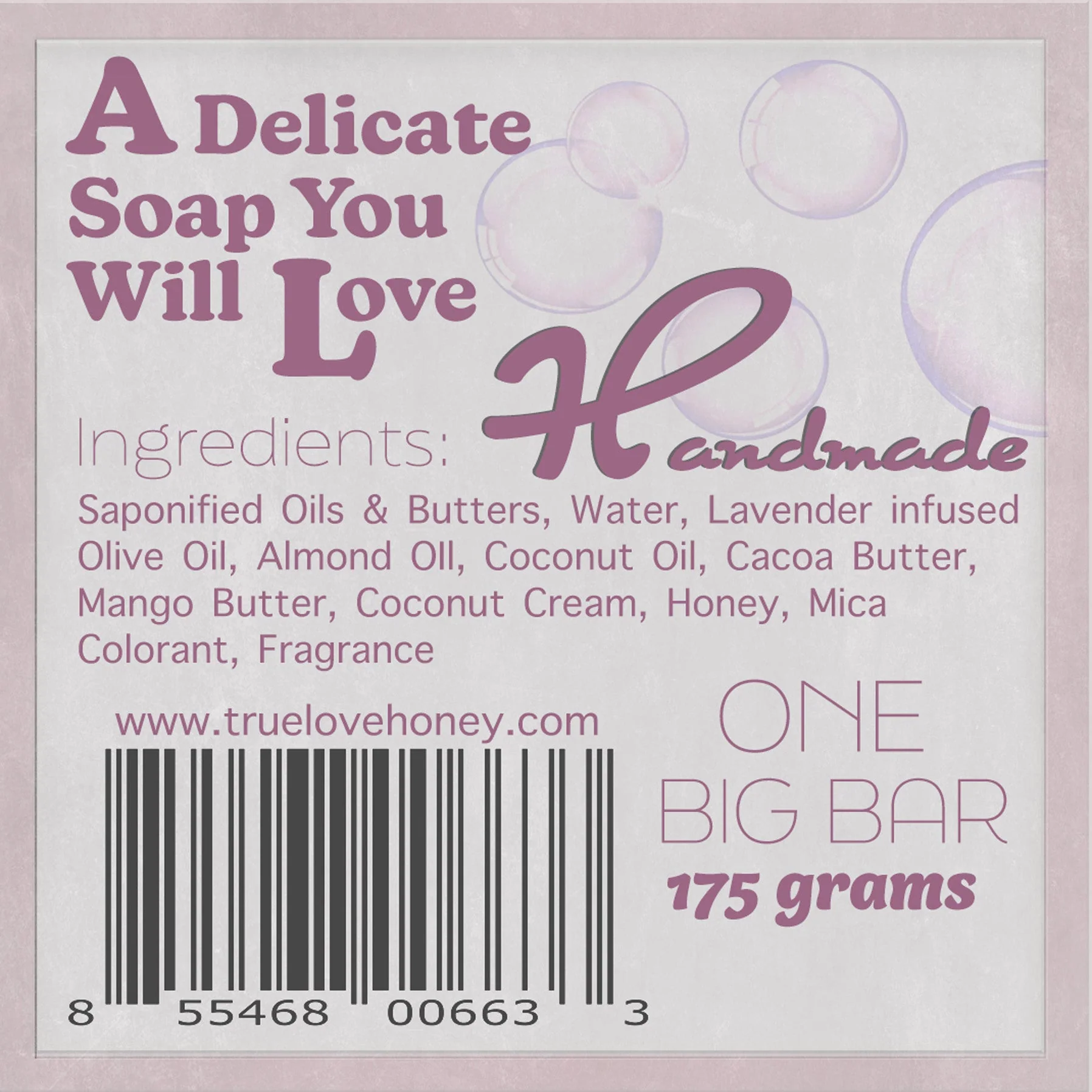 New True Love Honey Handmade Cold Processed Soaps 3 pack Mix & Match - Image 11