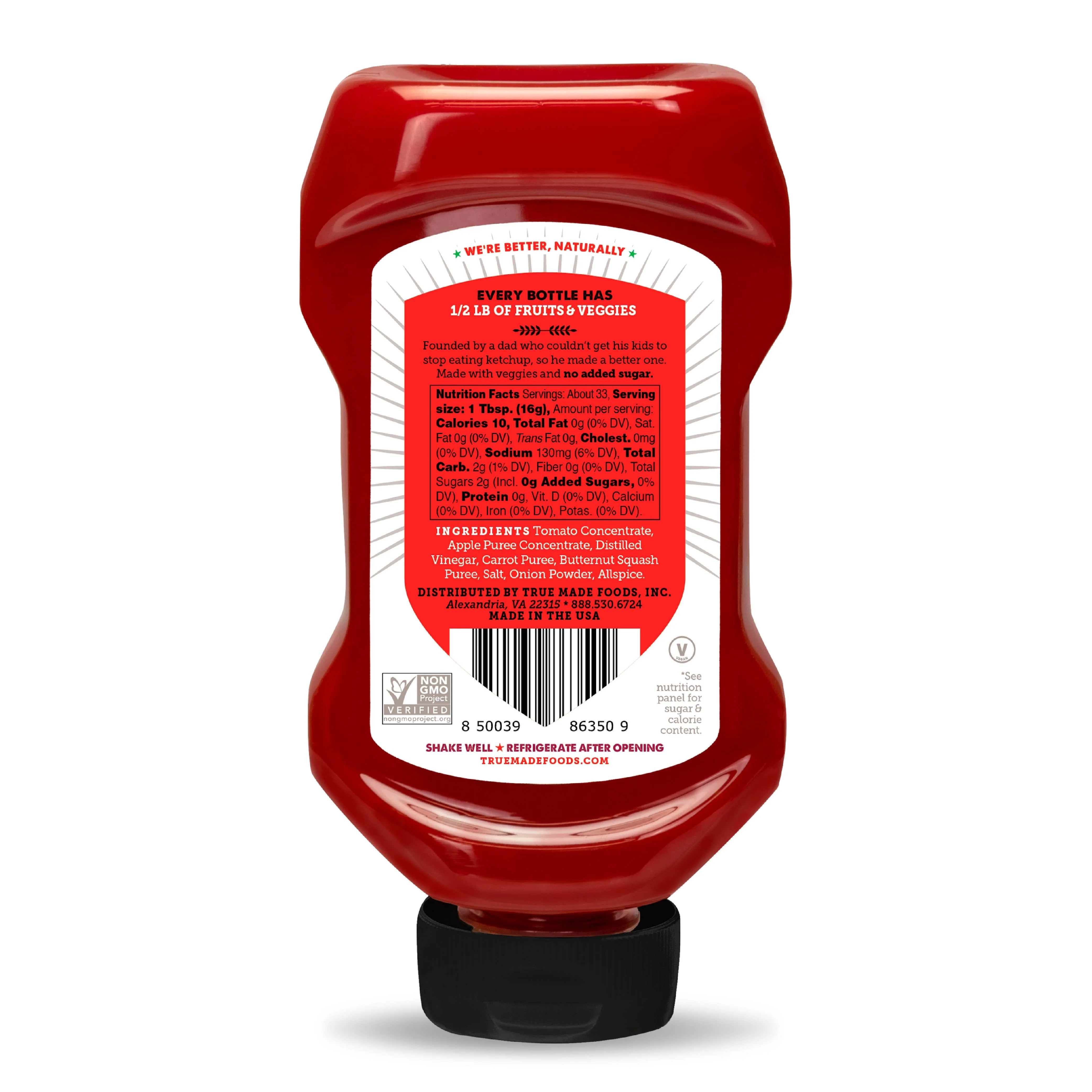 No Sugar Ketchup, 18.5oz (multi-packs) - Image 4