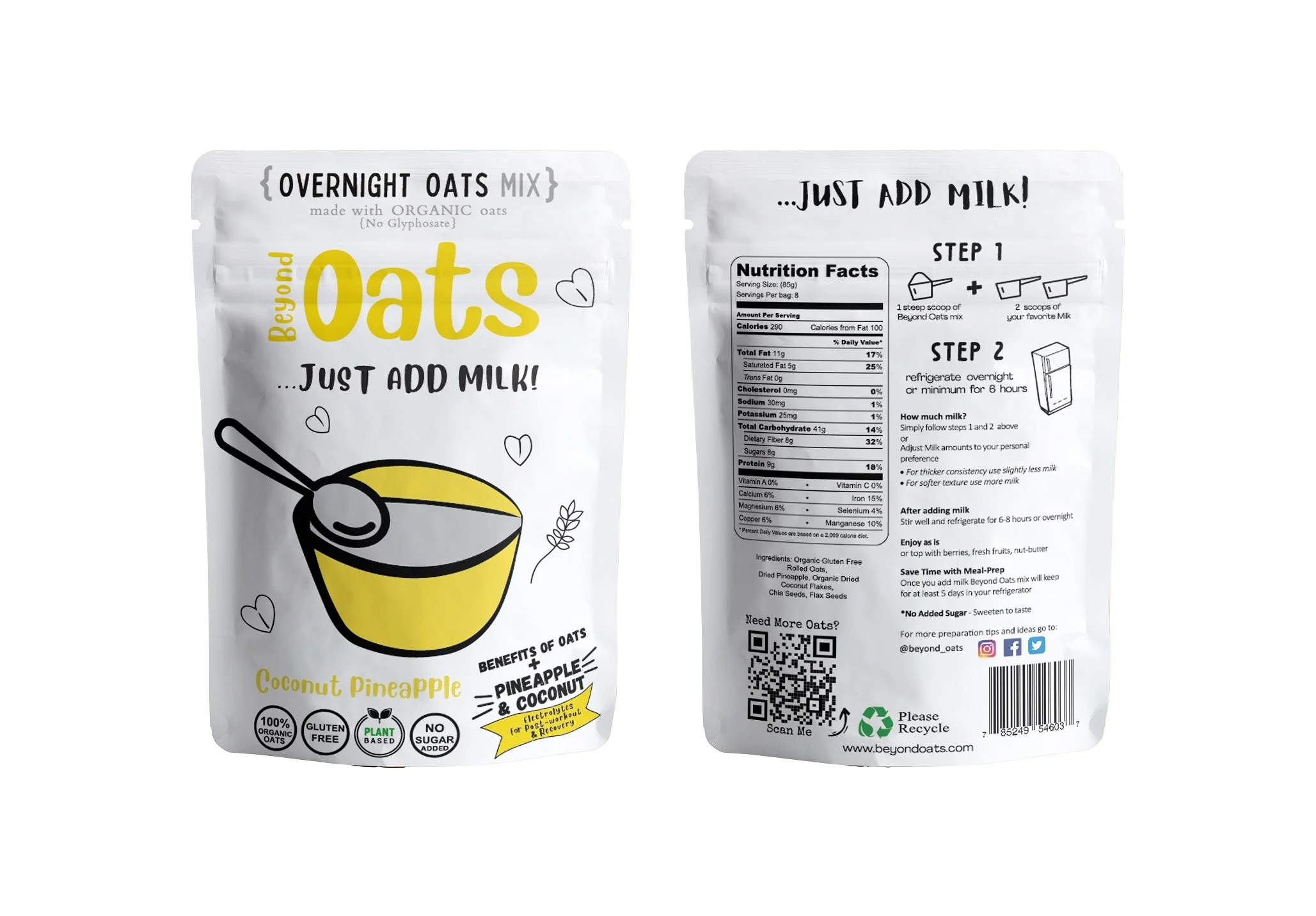OATS + COCONUT & PINEAPPLE - Image 3