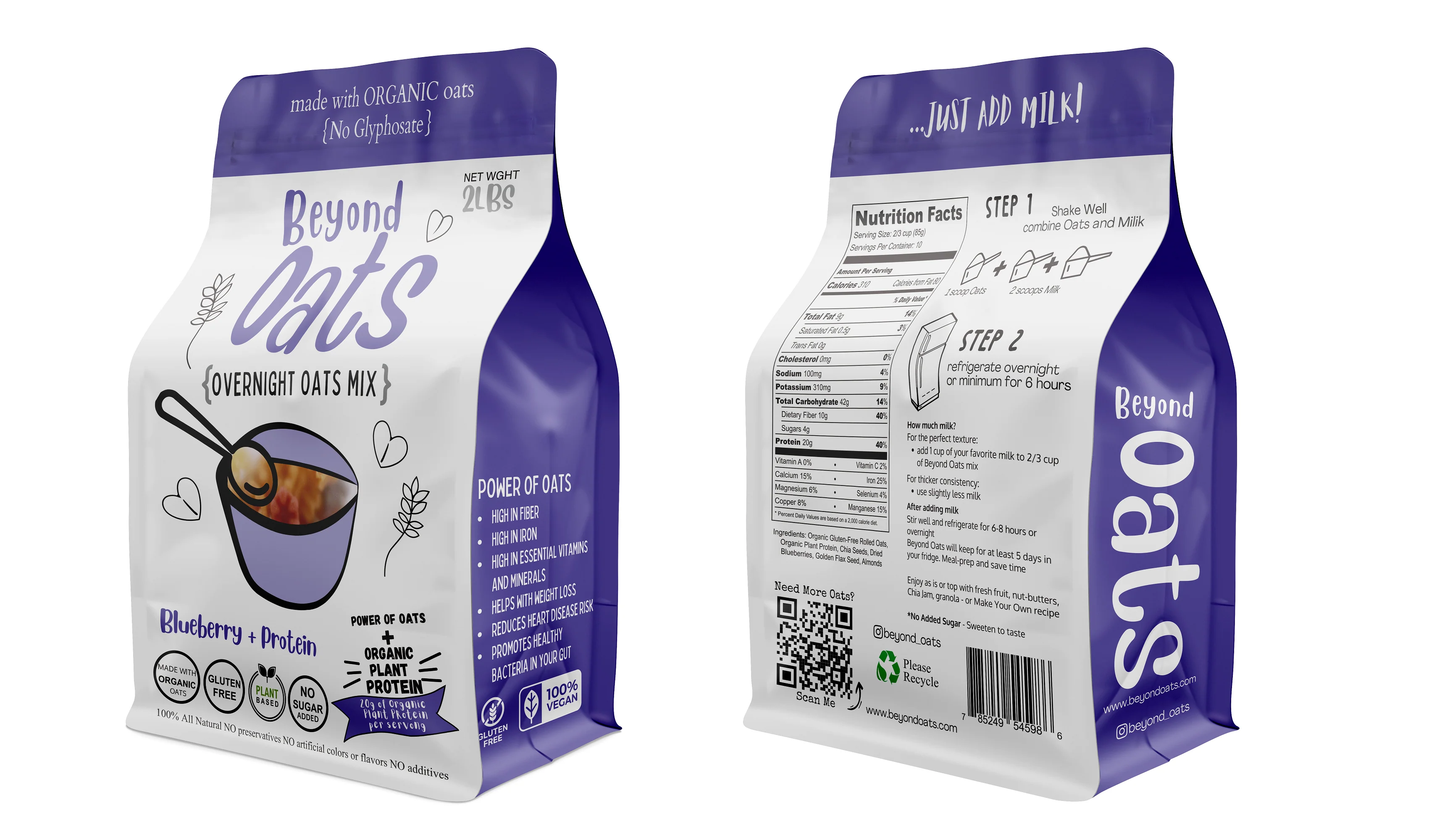 OATS + PROTEIN, BLUEBERRY - Image 4