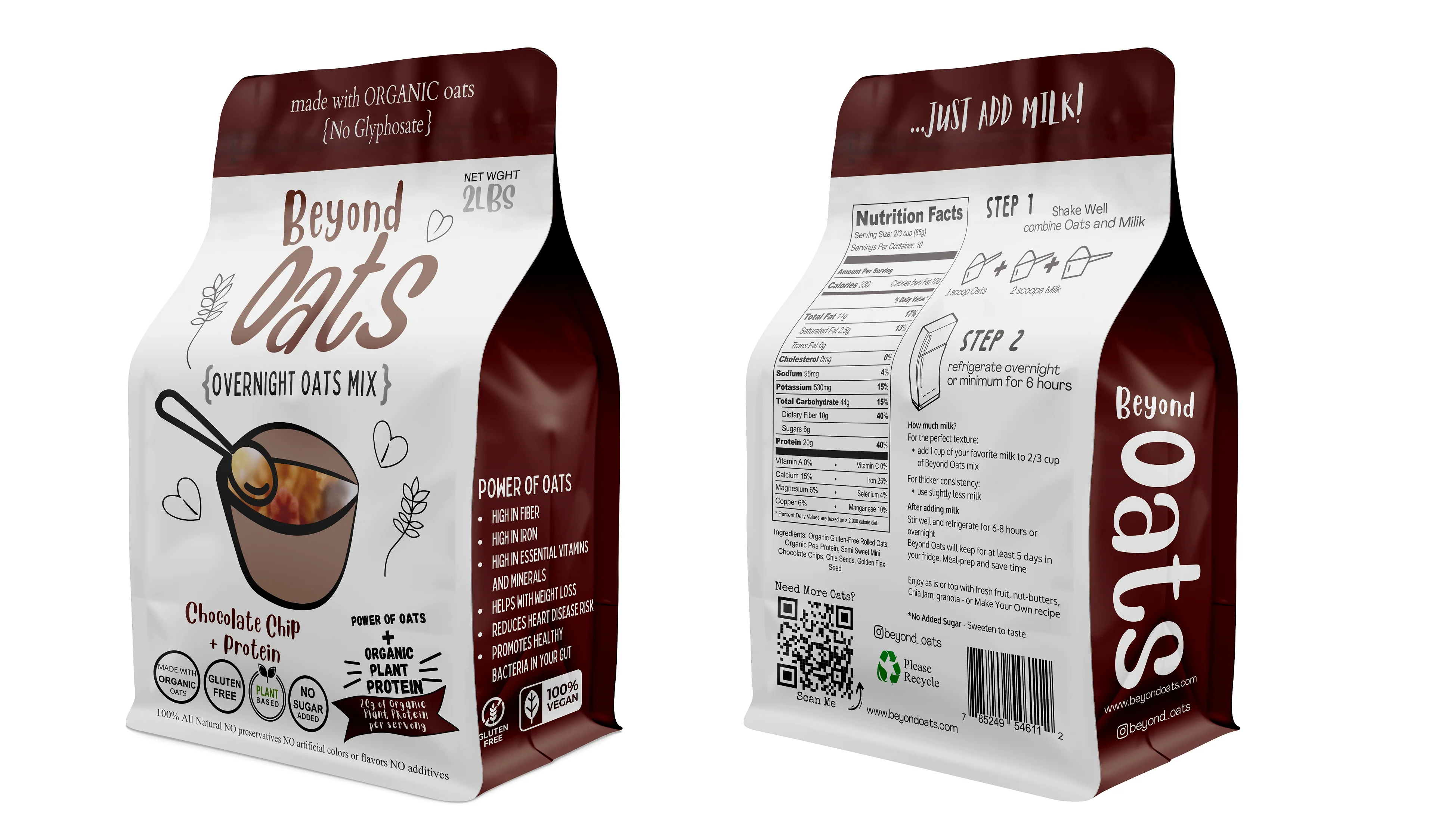 OATS + PROTEIN, CHOCOLATE CHIP - Image 4