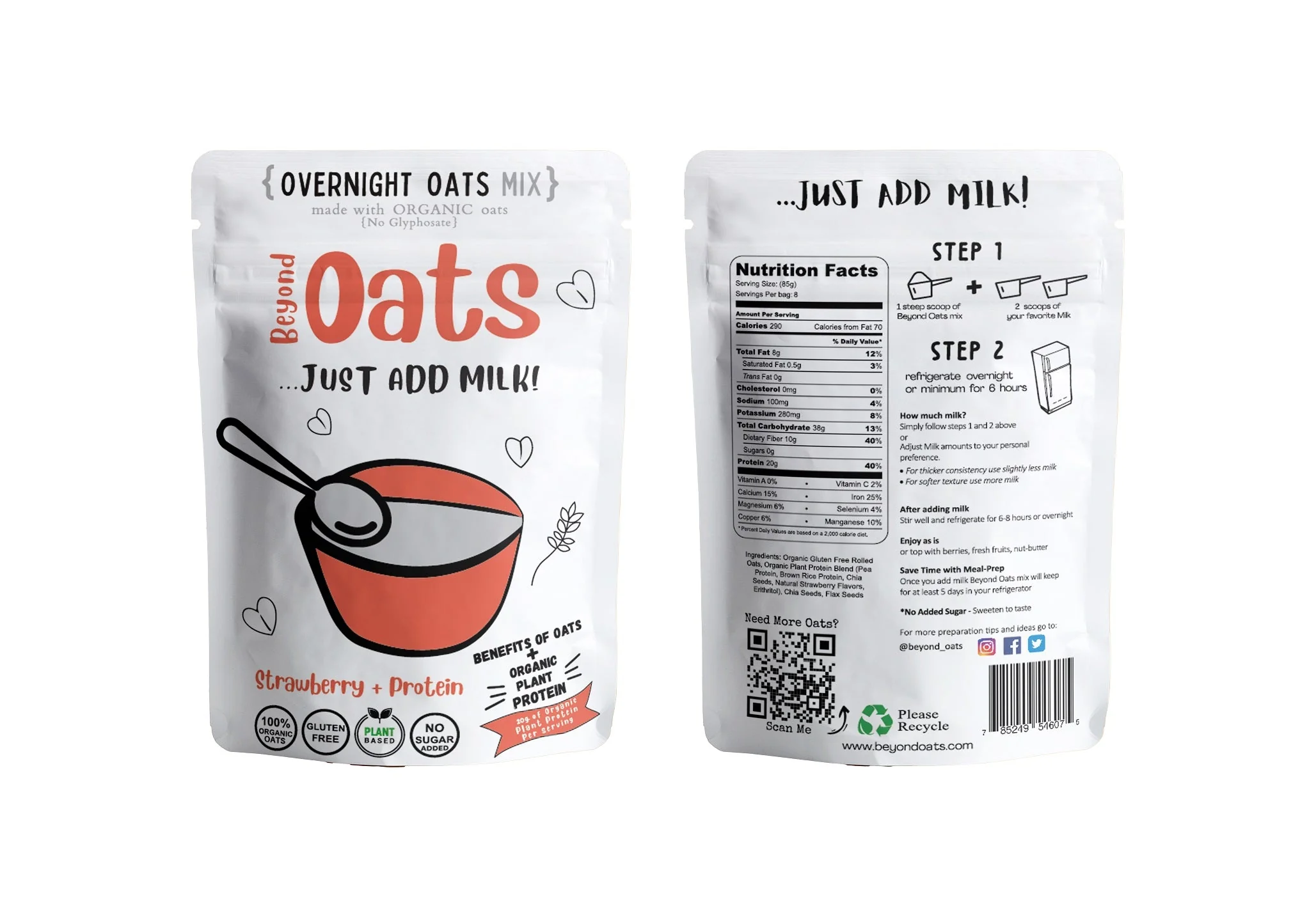 OATS + PROTEIN, STRAWBERRY - Image 3