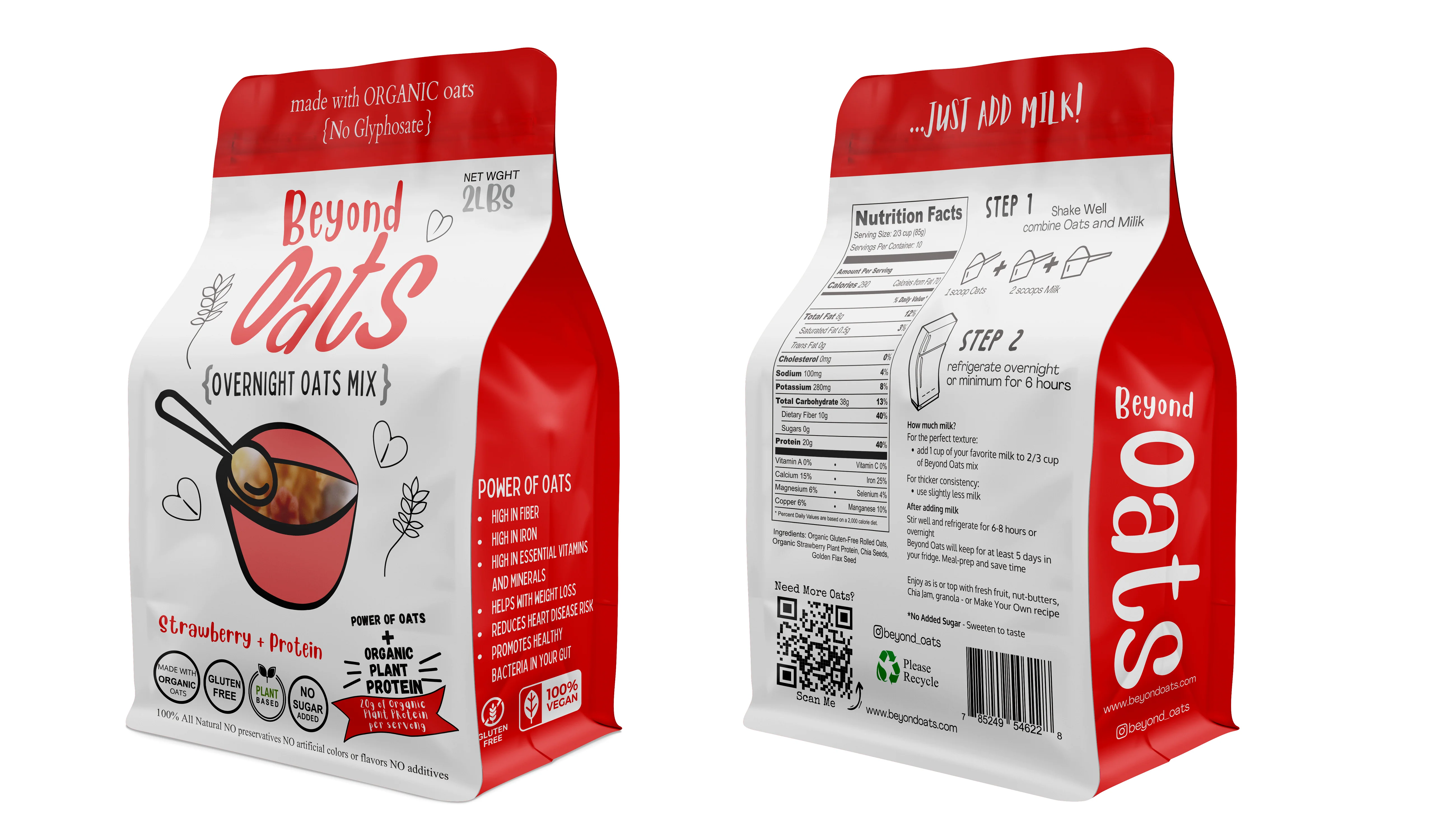 OATS + PROTEIN, STRAWBERRY - Image 4
