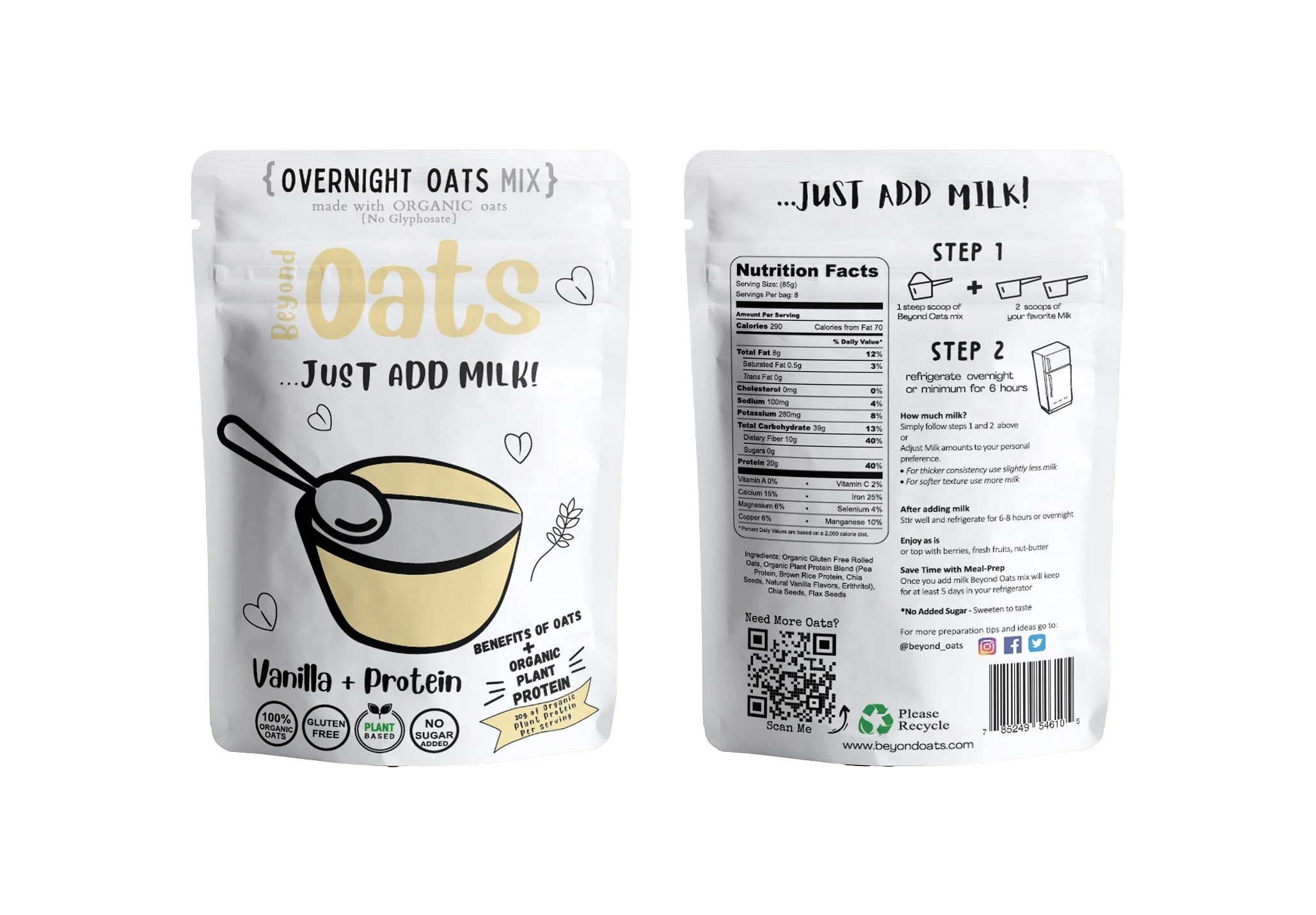 OATS + PROTEIN, VANILLA - Image 3