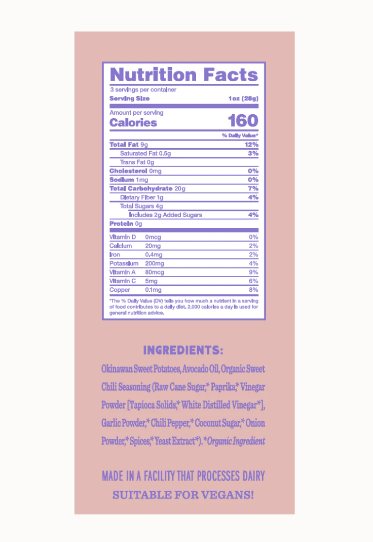 Okinawan Sweet Potato Chips | Sweet Chili - Image 3