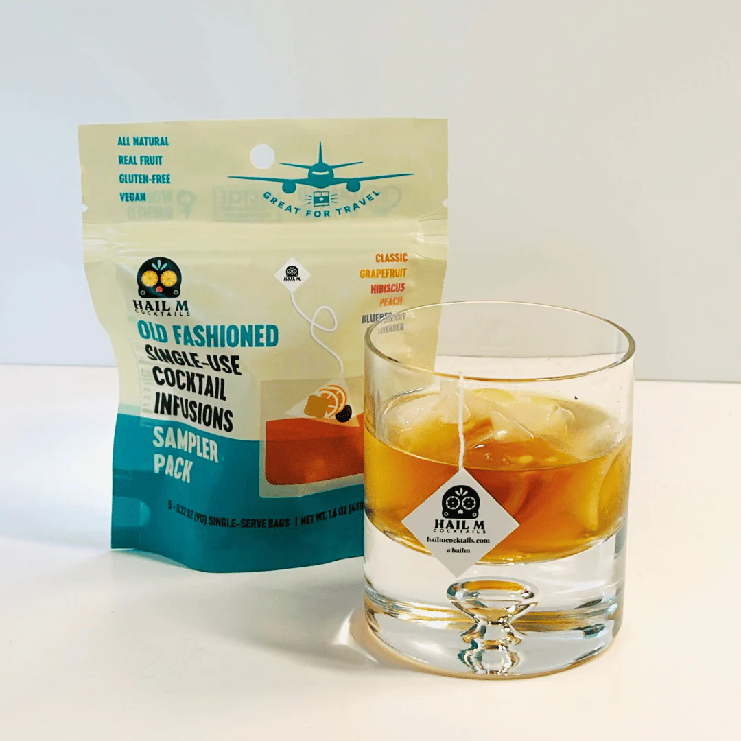 Old Fashioned Infusion Kit – Travel Cocktail Tea Bags - Classic - Image 13