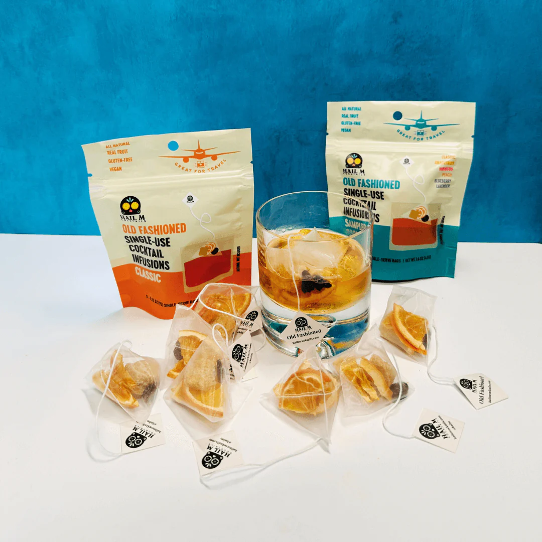 Old Fashioned Infusion Kit – Travel Cocktail Tea Bags - Classic - Image 9