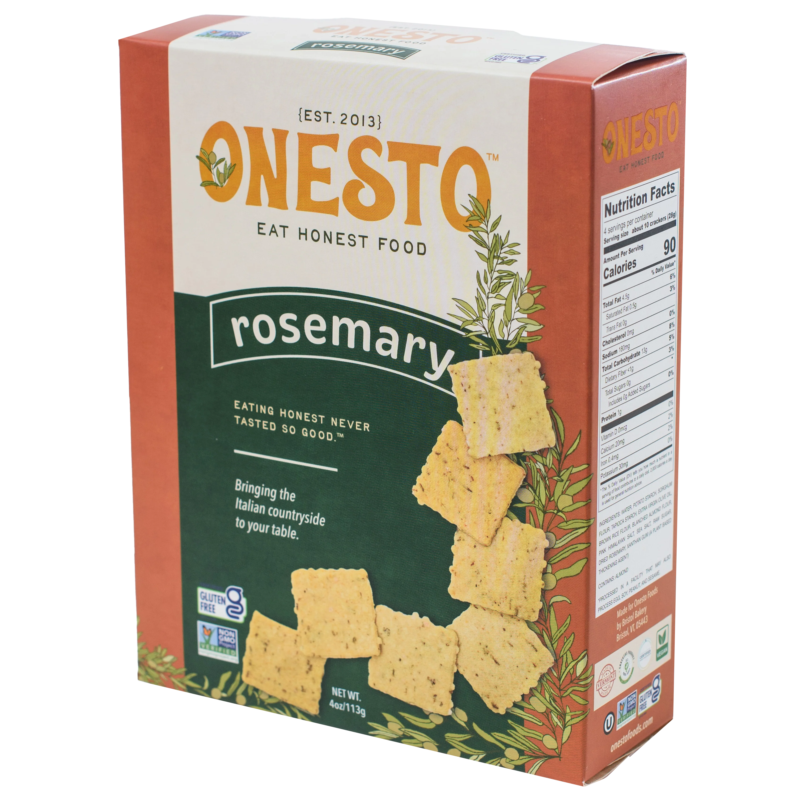 Onesto Gluten-Free Crackers, Variety Pack - Image 4
