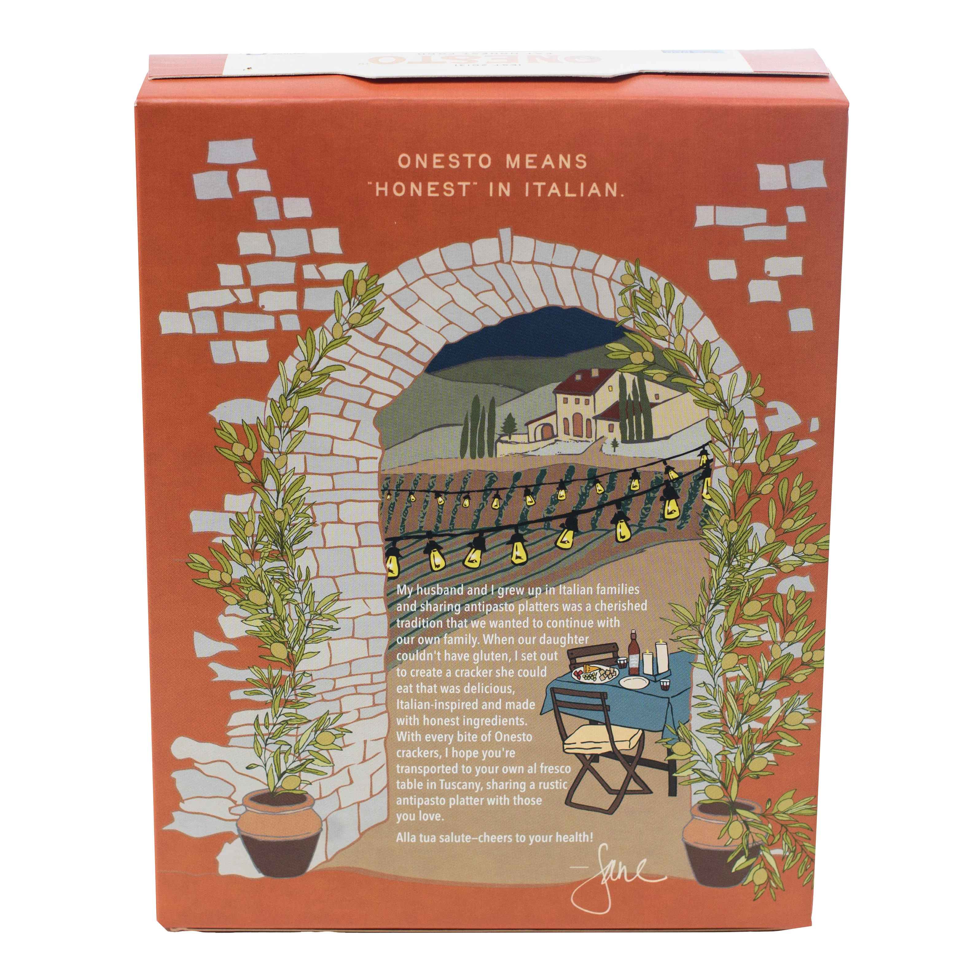 Onesto Gluten-Free Everything Crackers - Image 3