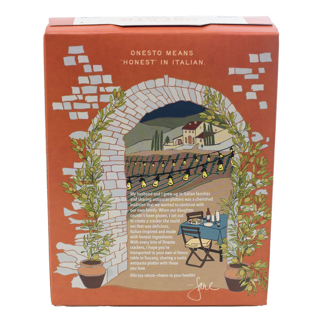 Onesto Gluten-Free Rosemary Crackers - Image 3