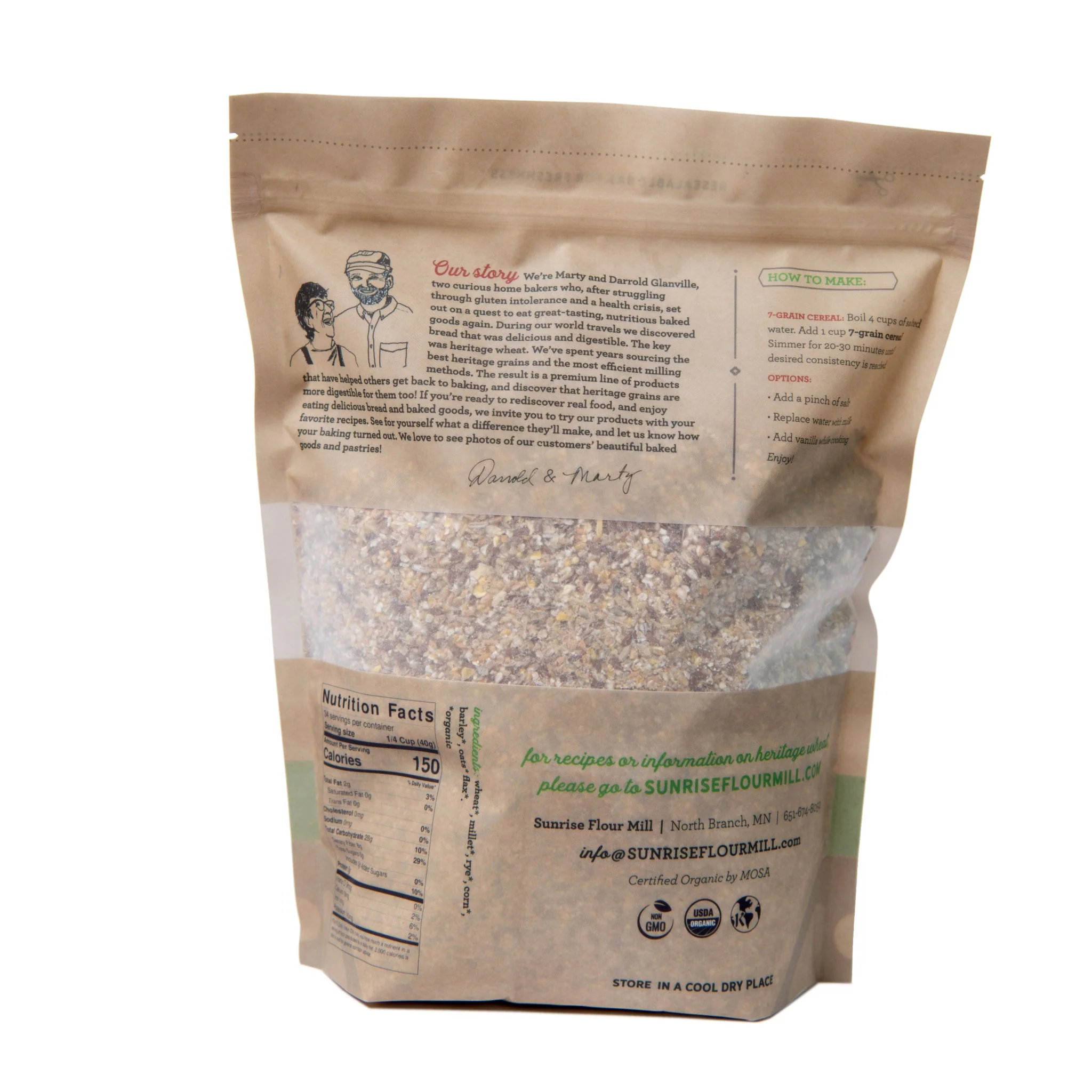 Organic 7-Grain Cereal Mix (2 lbs.) - Image 3