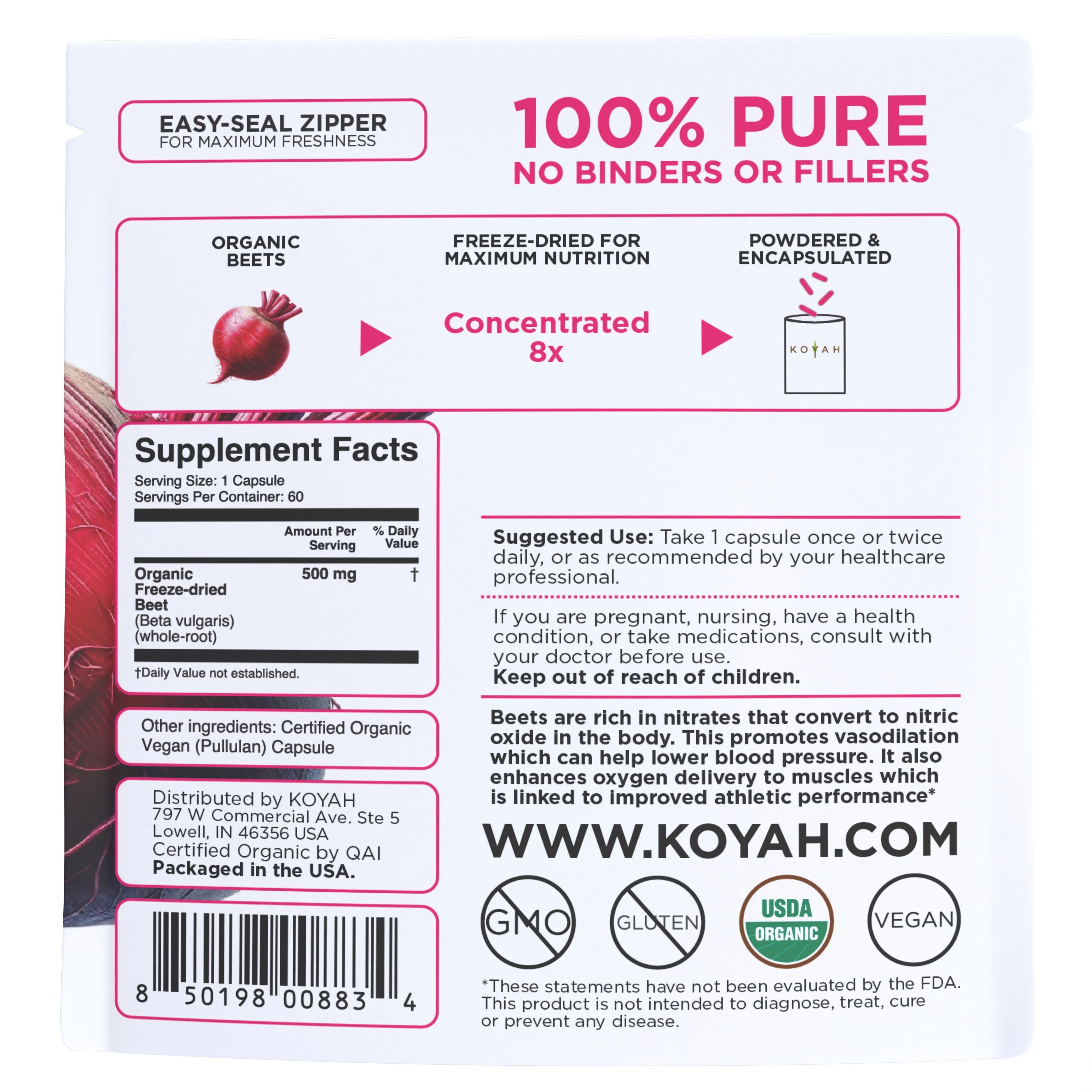 Organic Beet Capsules - Image 2