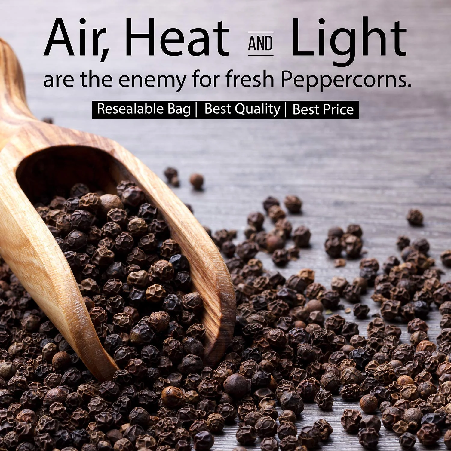 Organic Black Tellicherry Peppercorns (Whole) - Image 7