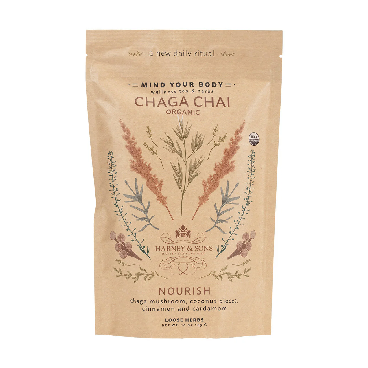 Organic Chaga Chai – Nourish Wellness Blend - Image 3