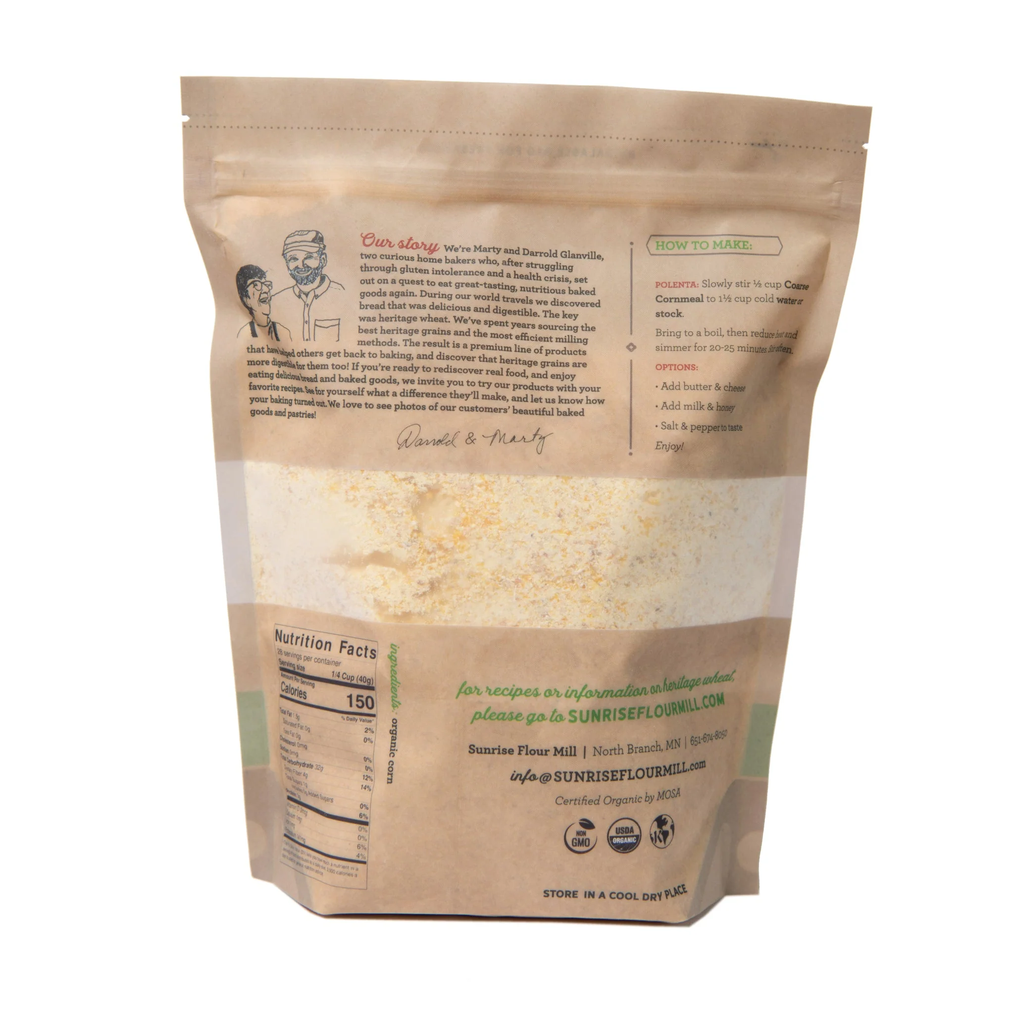 Organic Coarse Cornmeal - Image 4