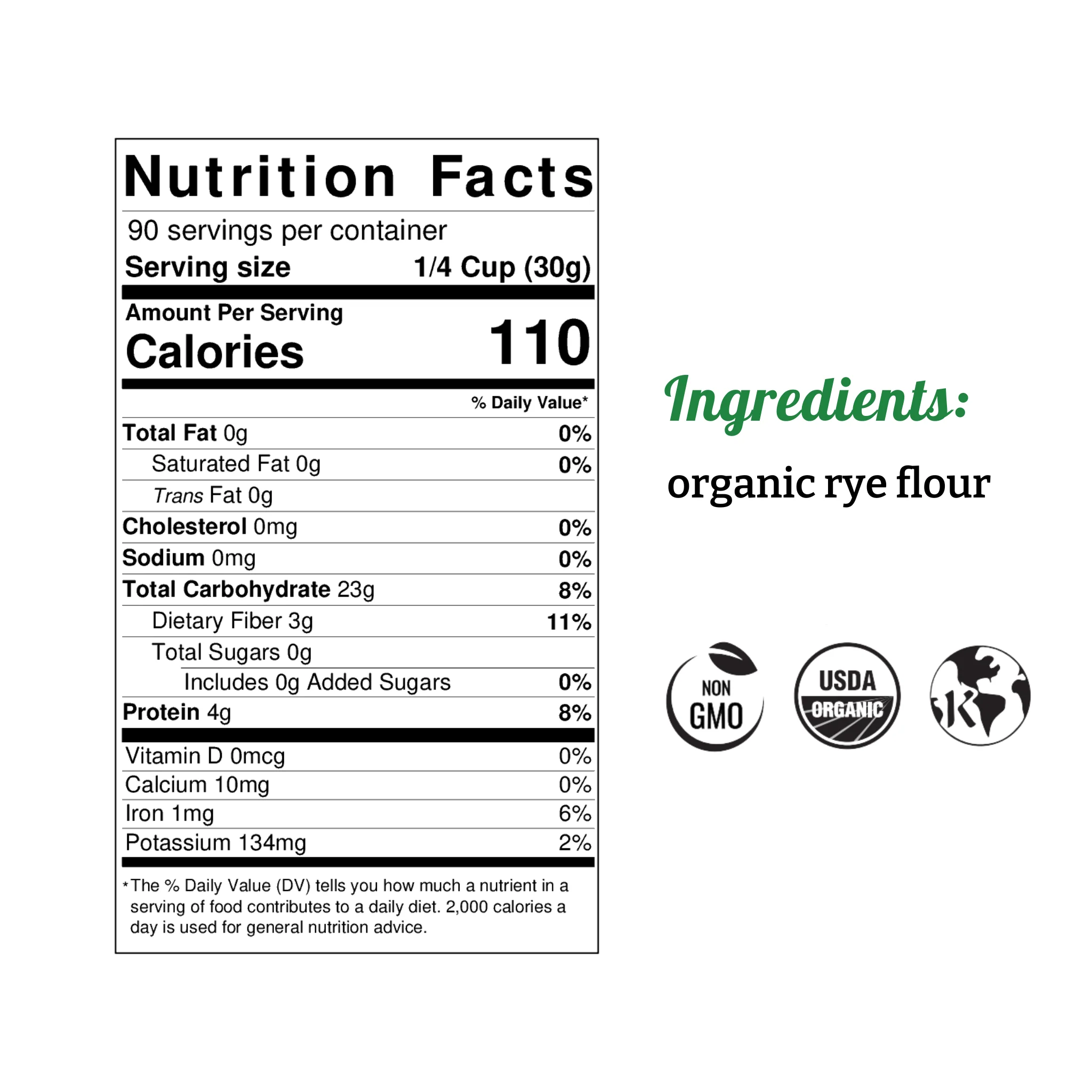 Organic Coarse Rye Flour (Pumpernickel) - Image 5