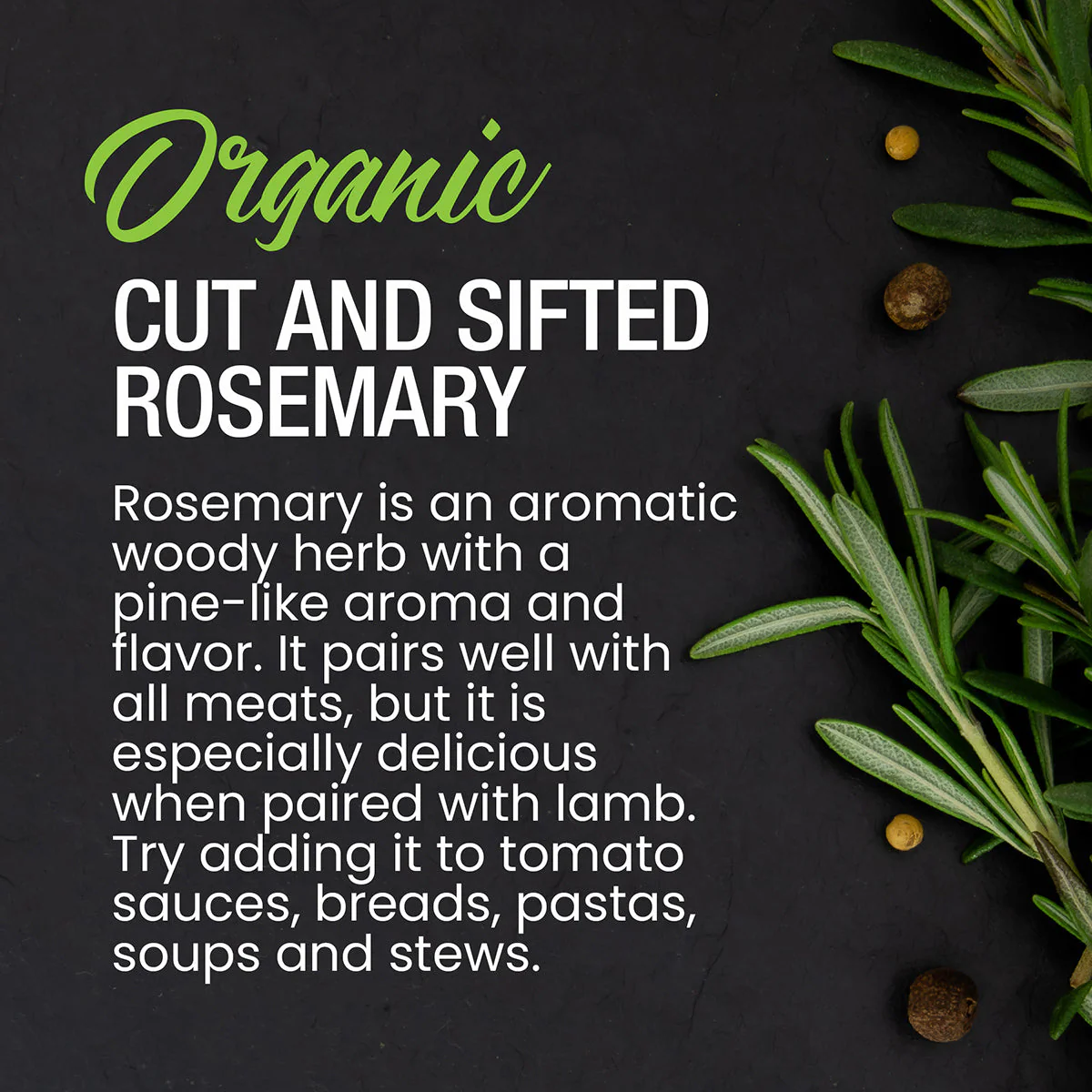 Organic Cut and Sifted Rosemary - Image 4