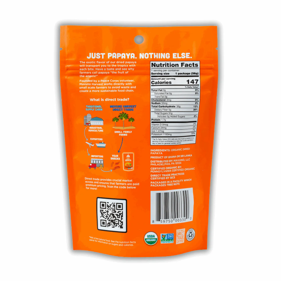 Organic Dried Papaya - Image 3