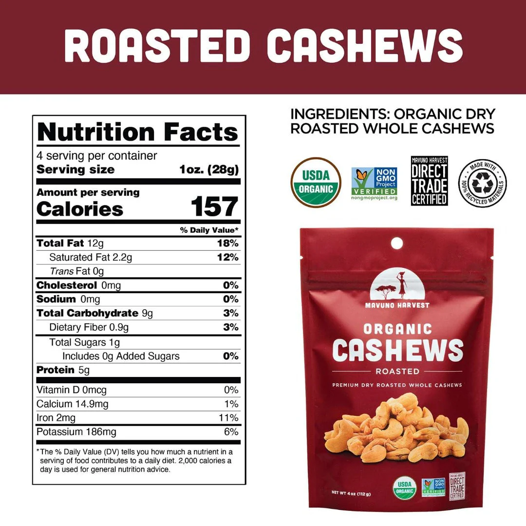 Organic Dry Roasted Cashews - Image 9