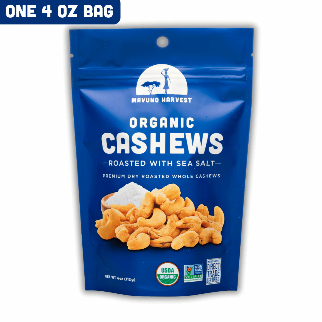 Organic Dry Roasted Cashews with Sea Salt - Image 5