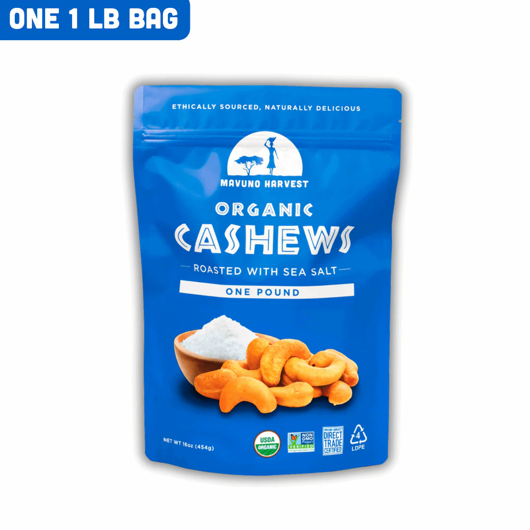 Organic Dry Roasted Cashews with Sea Salt - Image 6