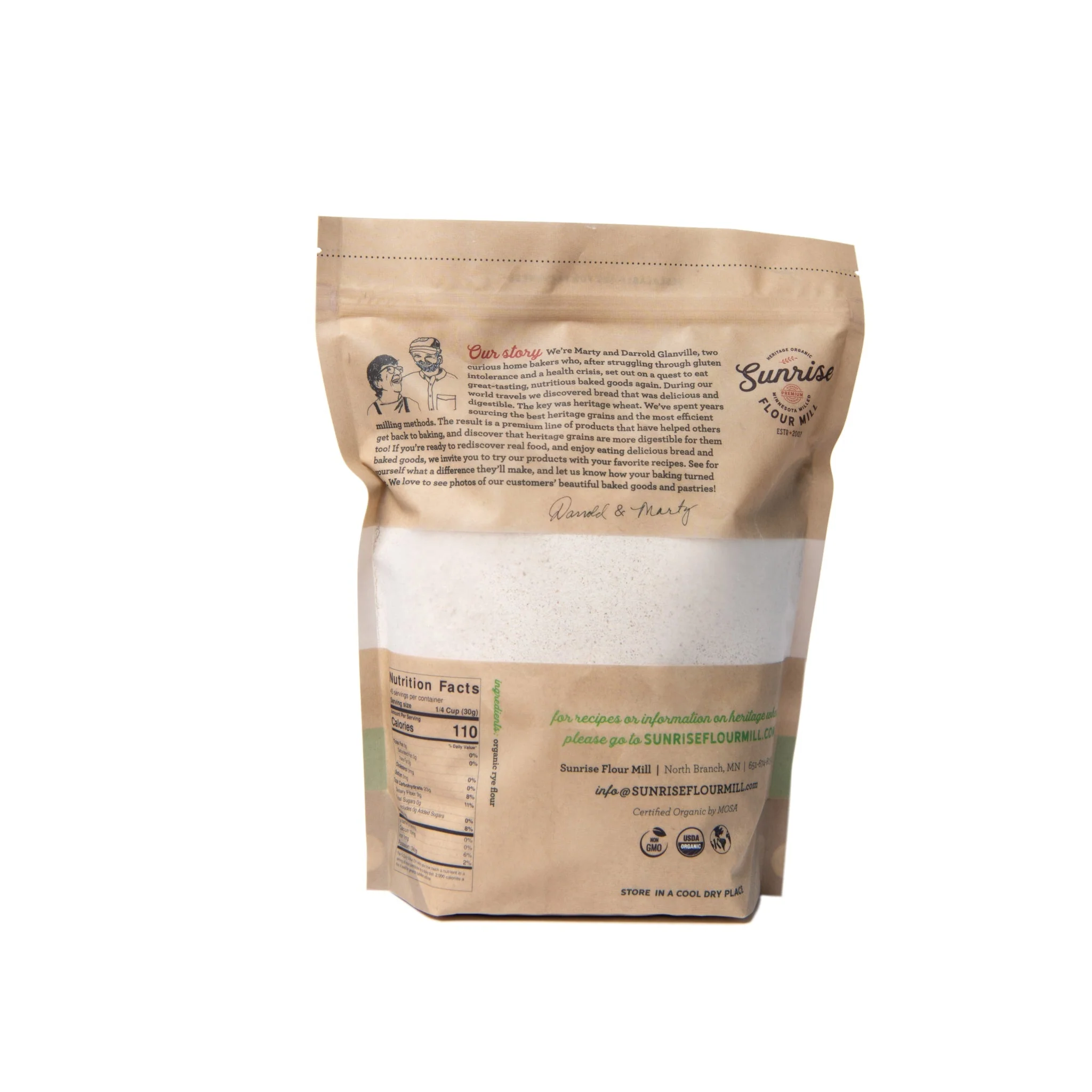 Organic Fine Rye Flour - Image 4