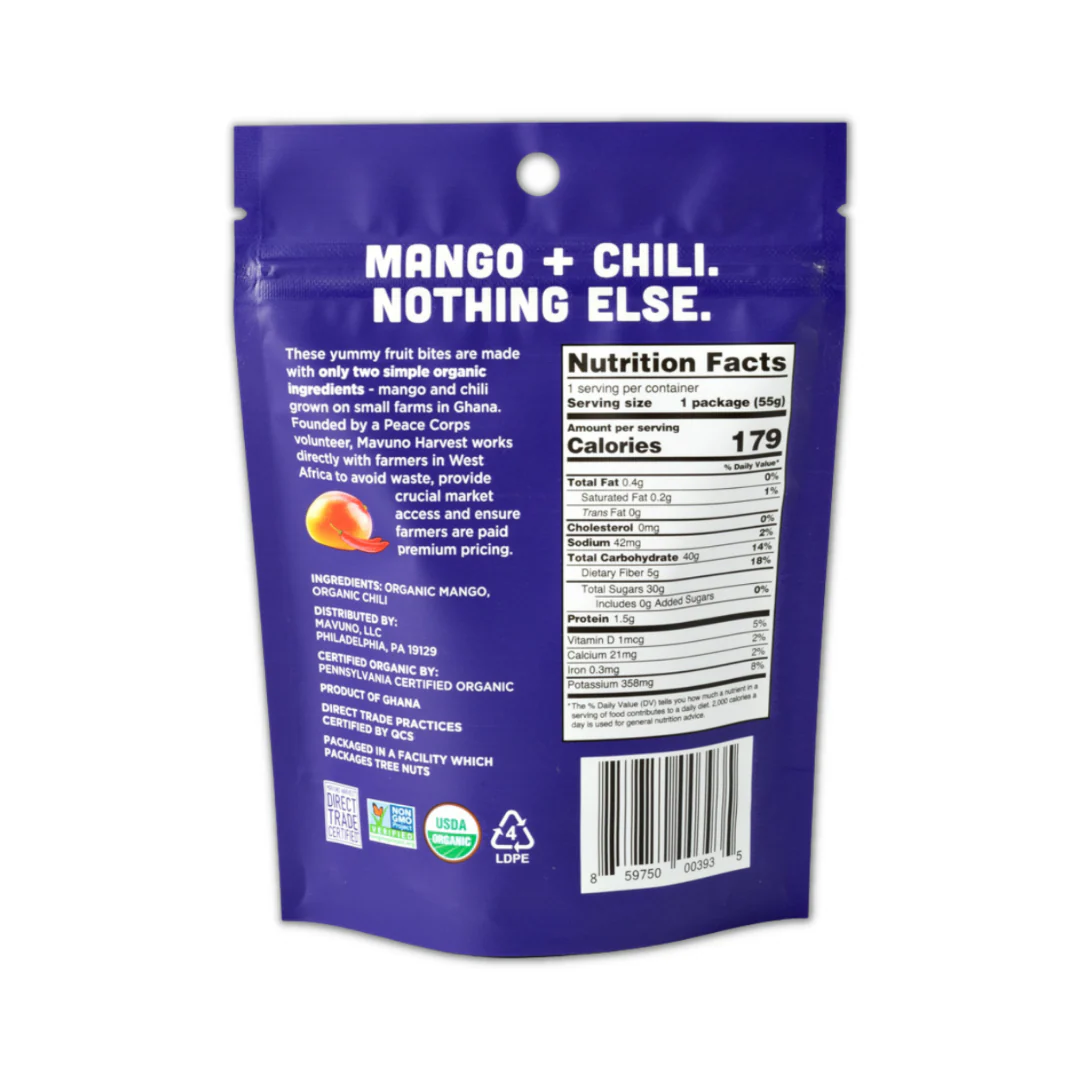 Organic Fruit Bites: Mango & Chili - Image 3