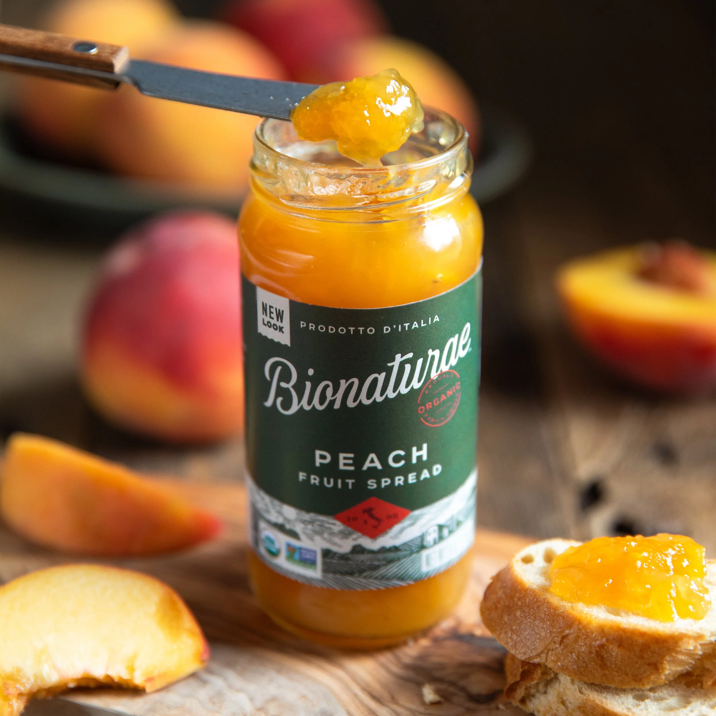 Organic Fruit Spread Peach - Image 2
