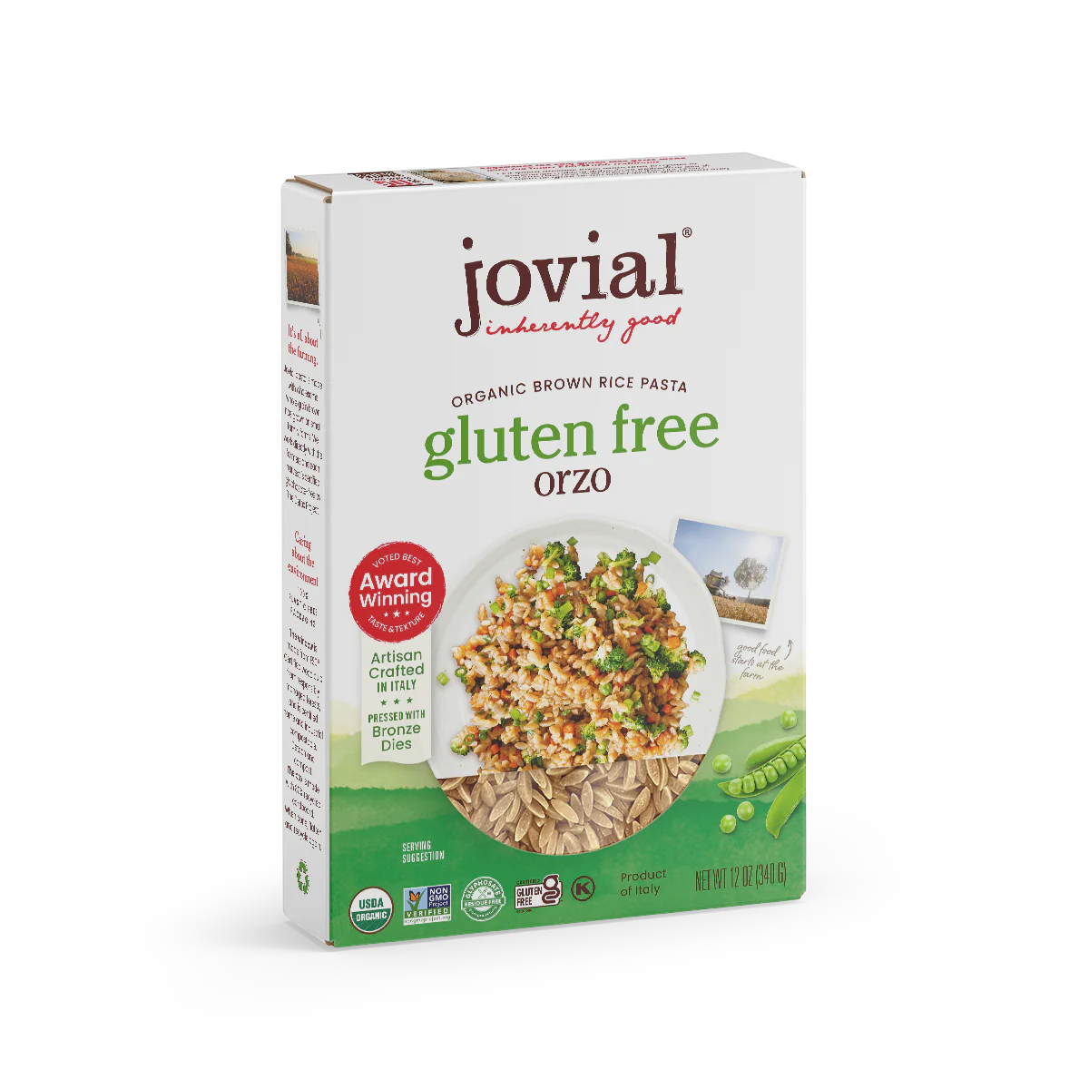 Organic Gluten Free Brown Rice Orzo