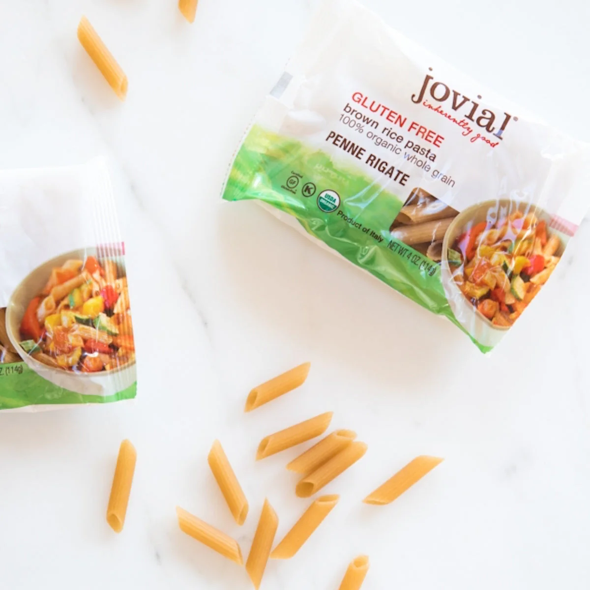 Organic Gluten Free Brown Rice Penne Single Serving - Image 5