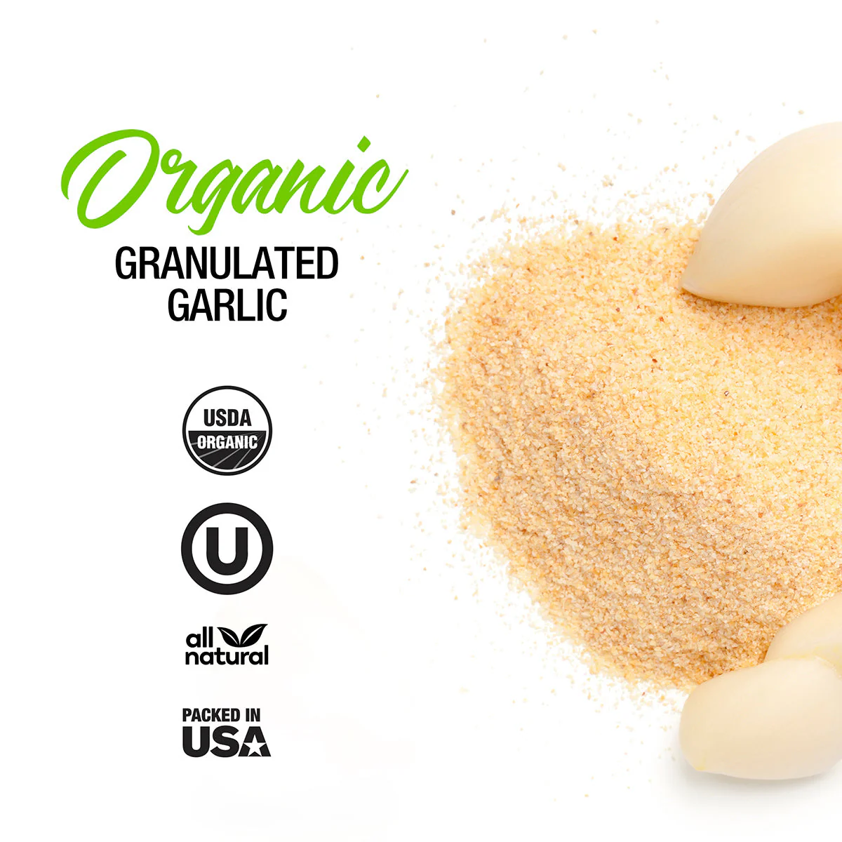 Organic Granulated Garlic - Image 2