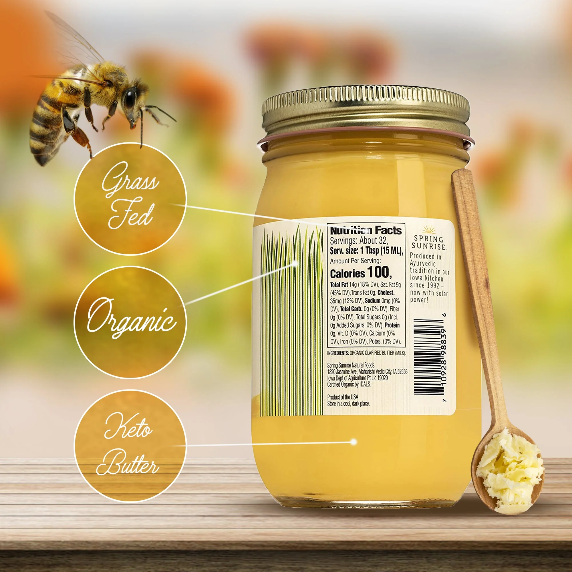 Organic Grass Fed Ghee - Image 5