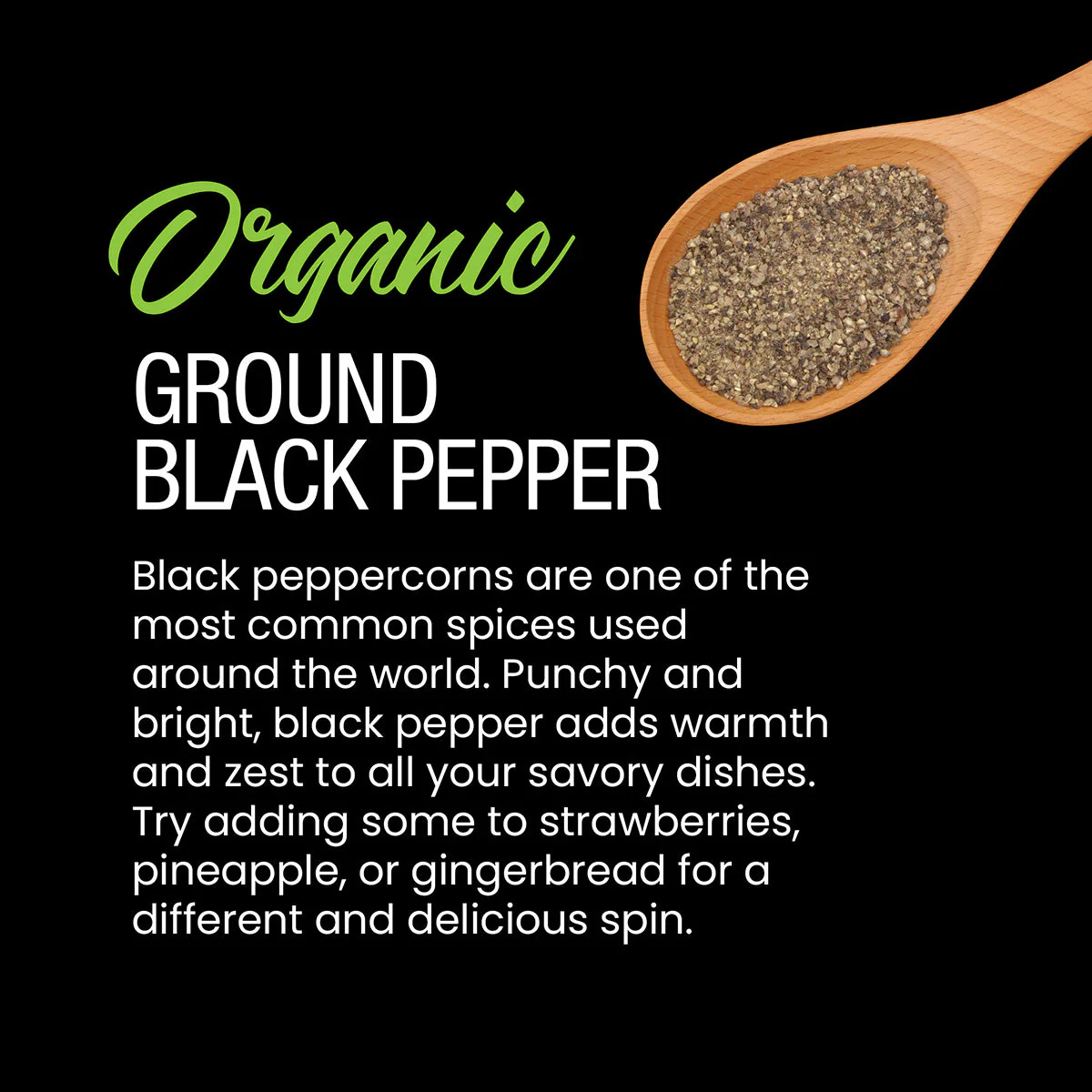 Organic Ground Black Pepper - Image 4