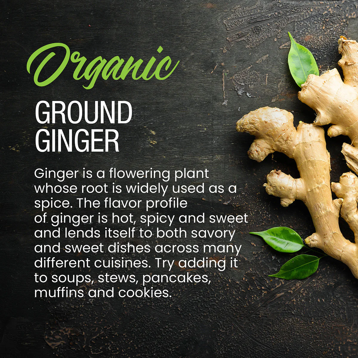Organic Ground Ginger - Image 4