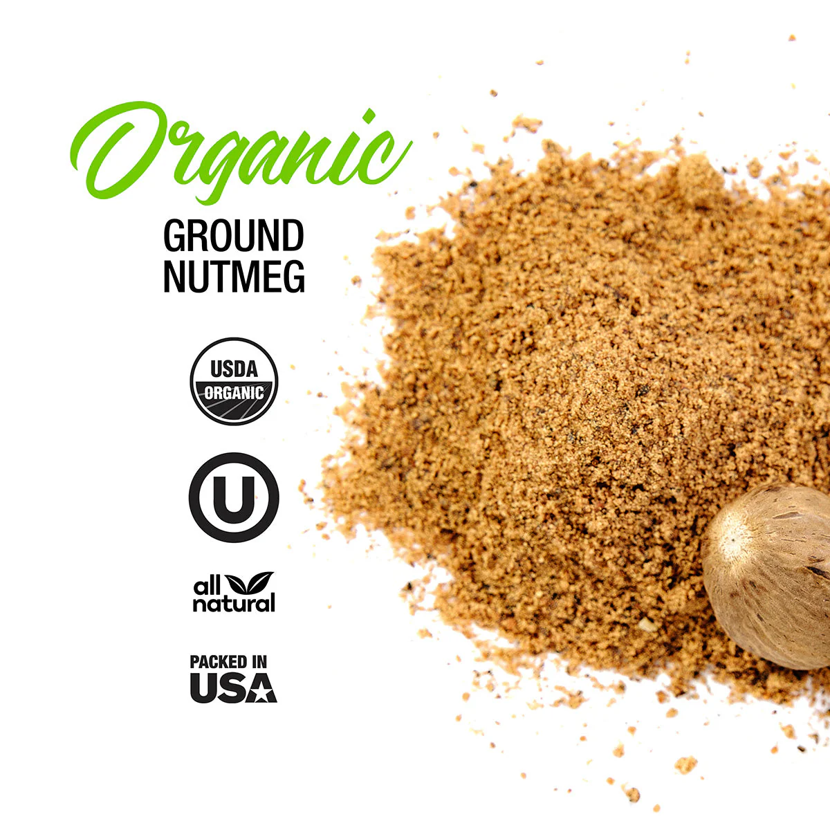 Organic Ground Nutmeg - Image 2