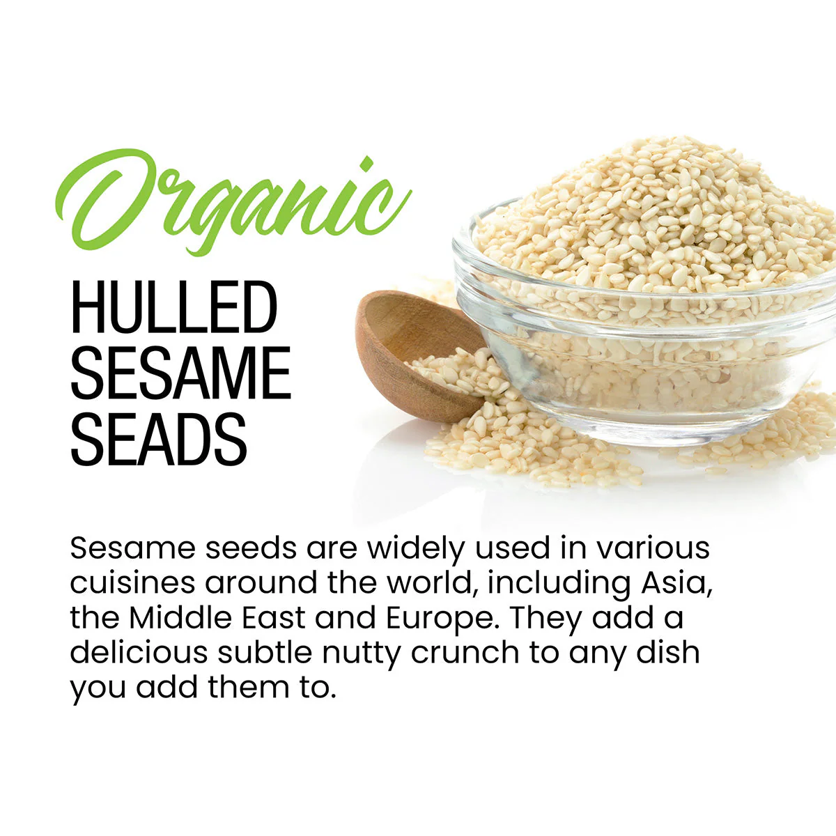 Organic Hulled Sesame Seeds - Image 4
