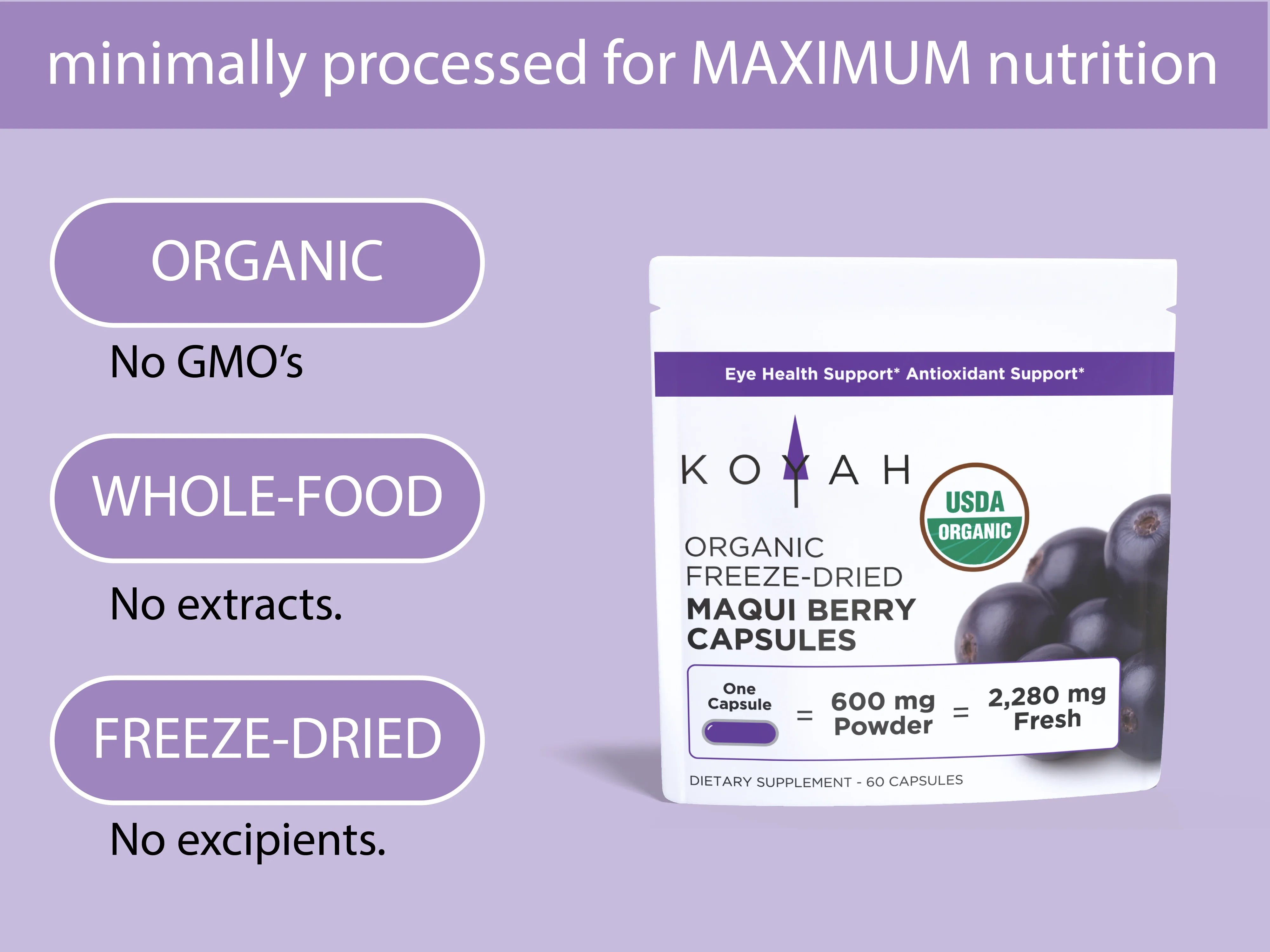 Organic Maqui Berry Capsules - Image 4