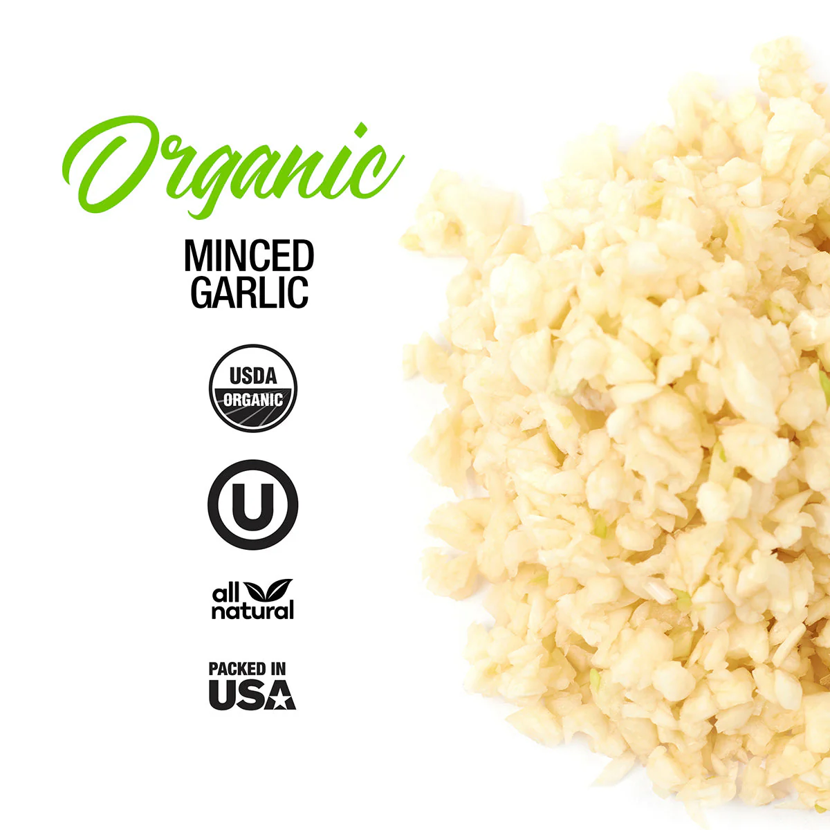 Organic Minced Garlic - Image 2