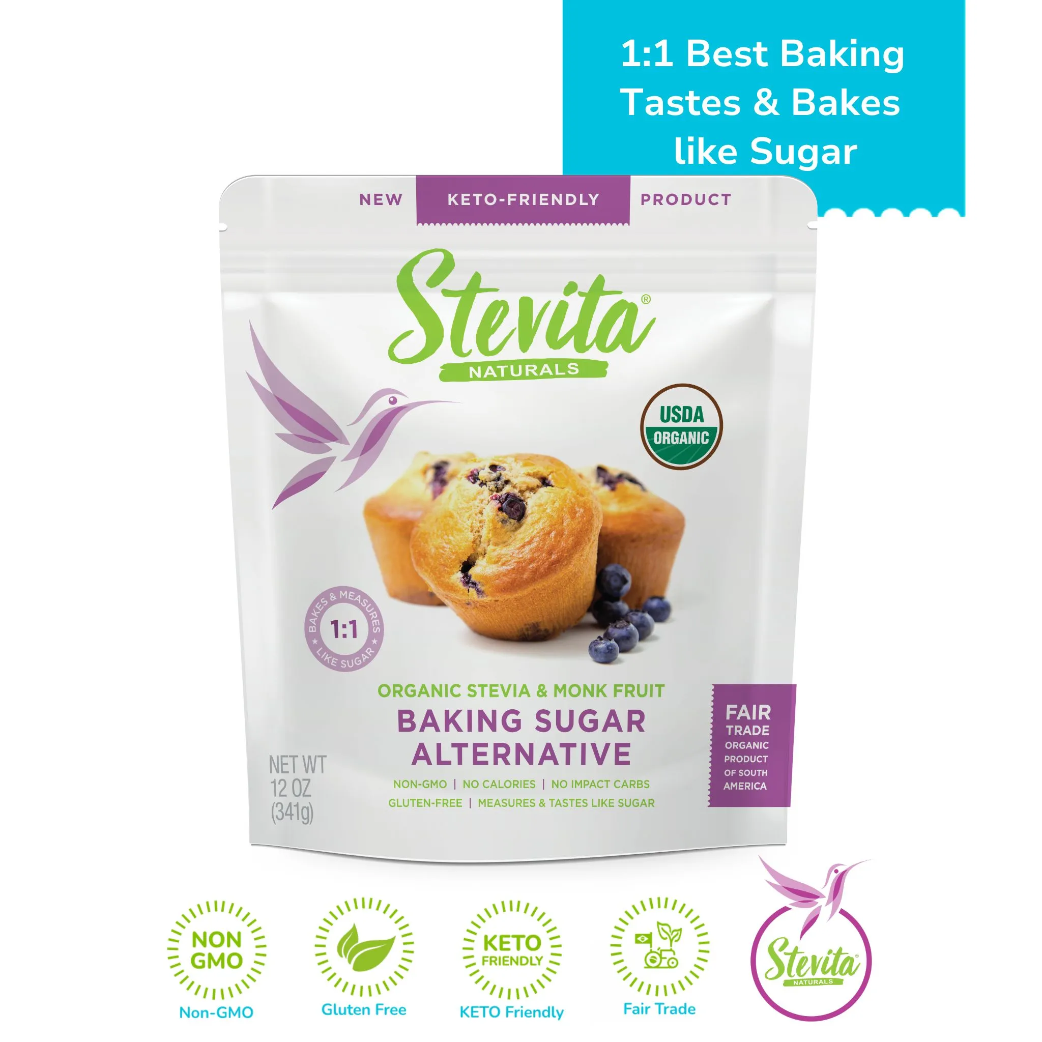 ORGANIC MONK FRUIT BAKE-IT-BETTER BLEND POUCH - Image 2