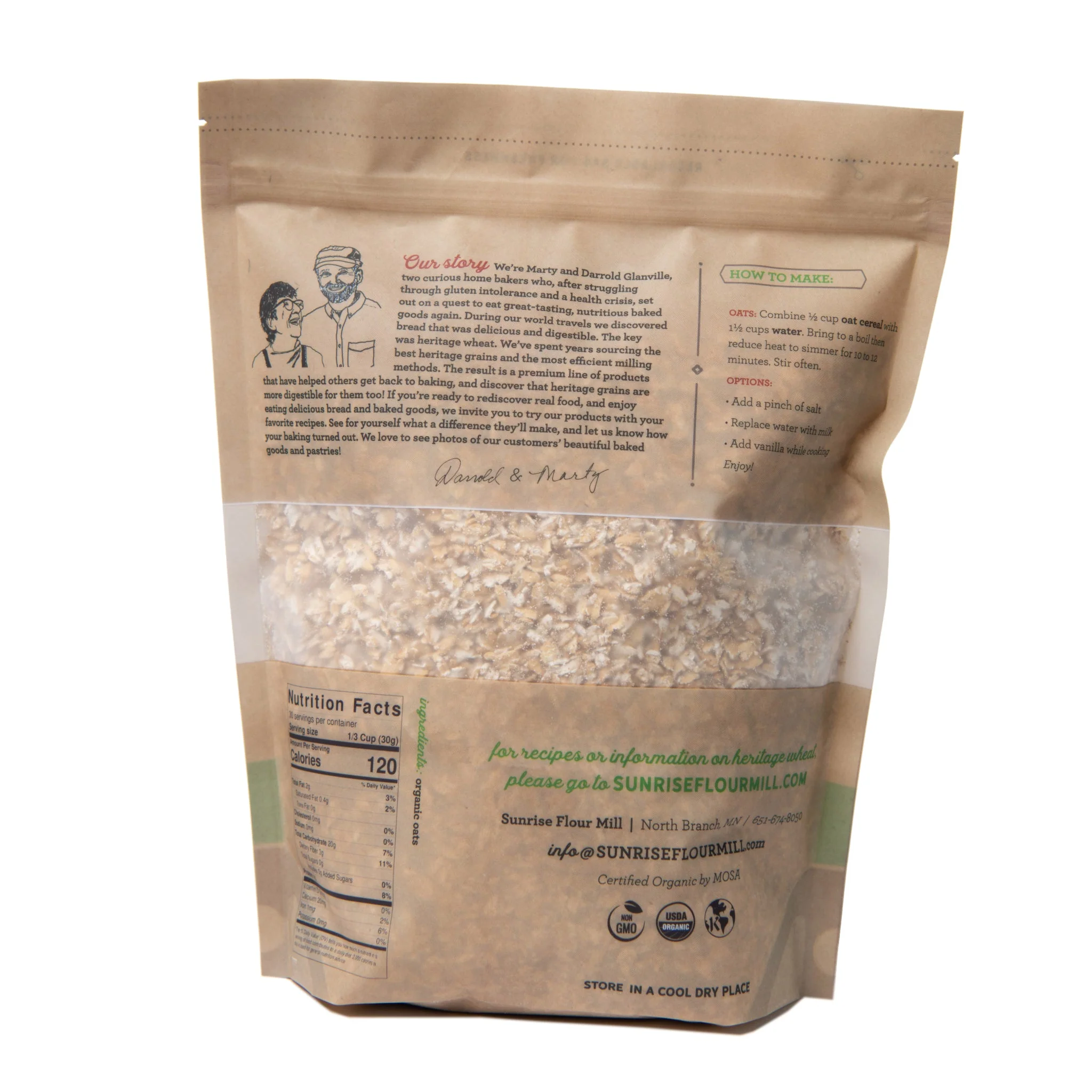 Organic Oat Cereal (2 lbs) - Image 4