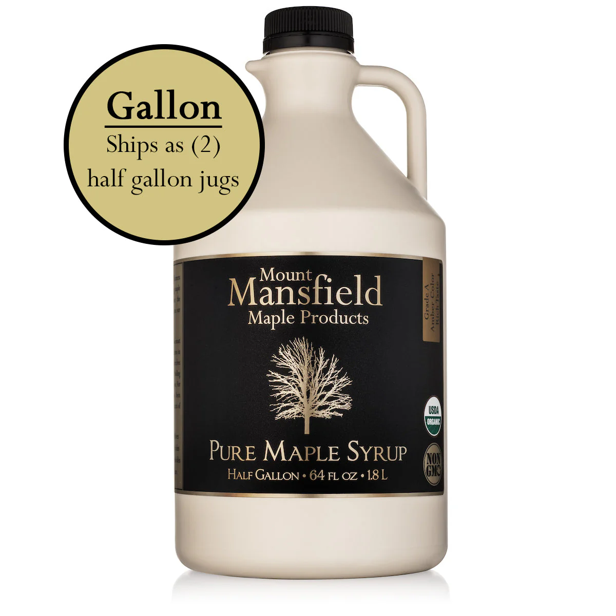Organic Pure Vermont Maple Syrup- Plastic Jug - Image 5